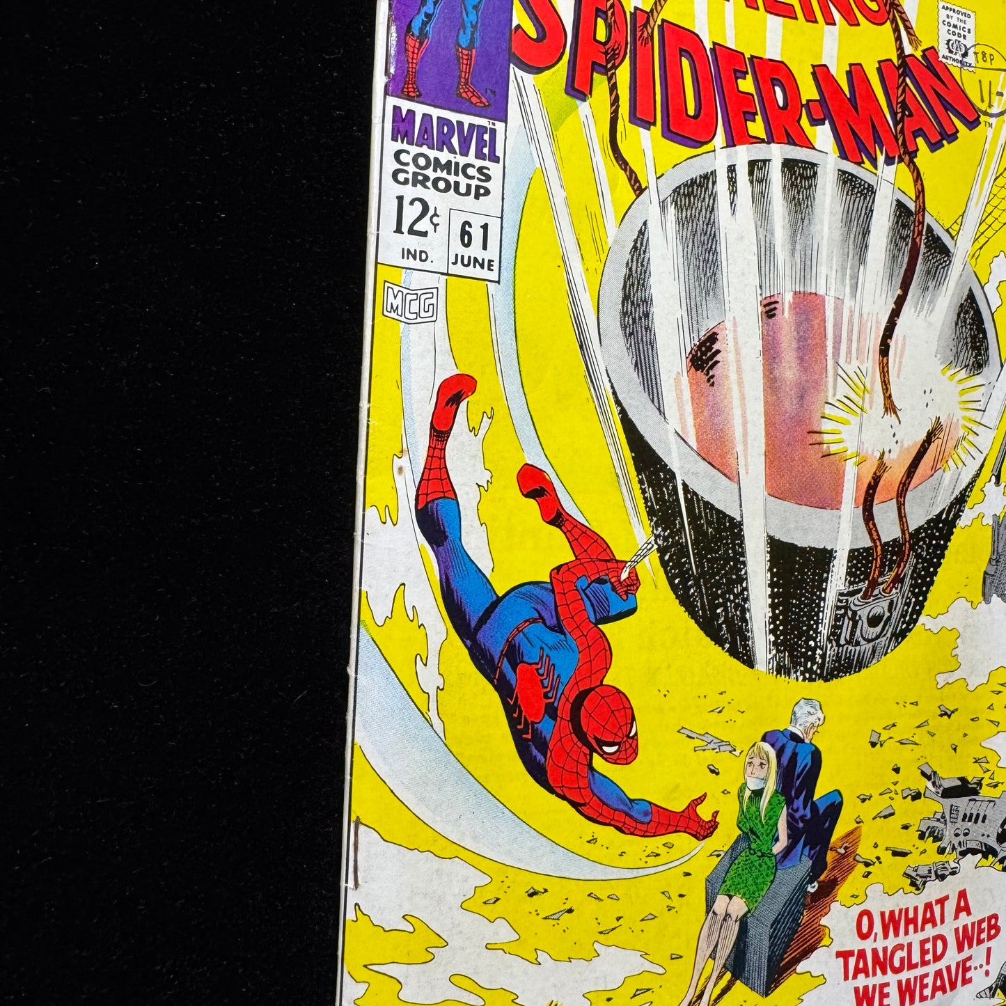 Amazing Spider-Man 61 - 1st Cover App Of Gwen Stacy - Silver Age Marvel 1968