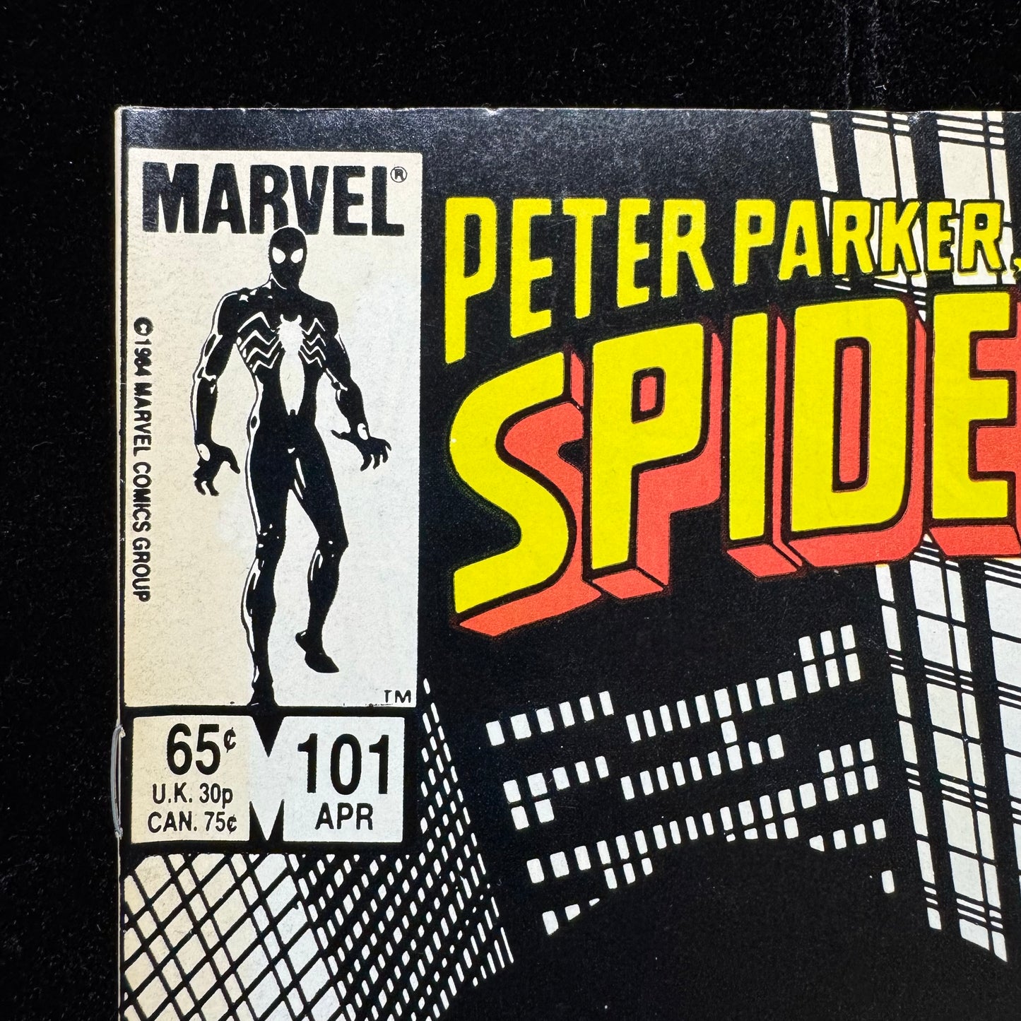 Spectacular Spider-Man 101 - Iconic Cover Art - Copper Age Marvel Comics 1985