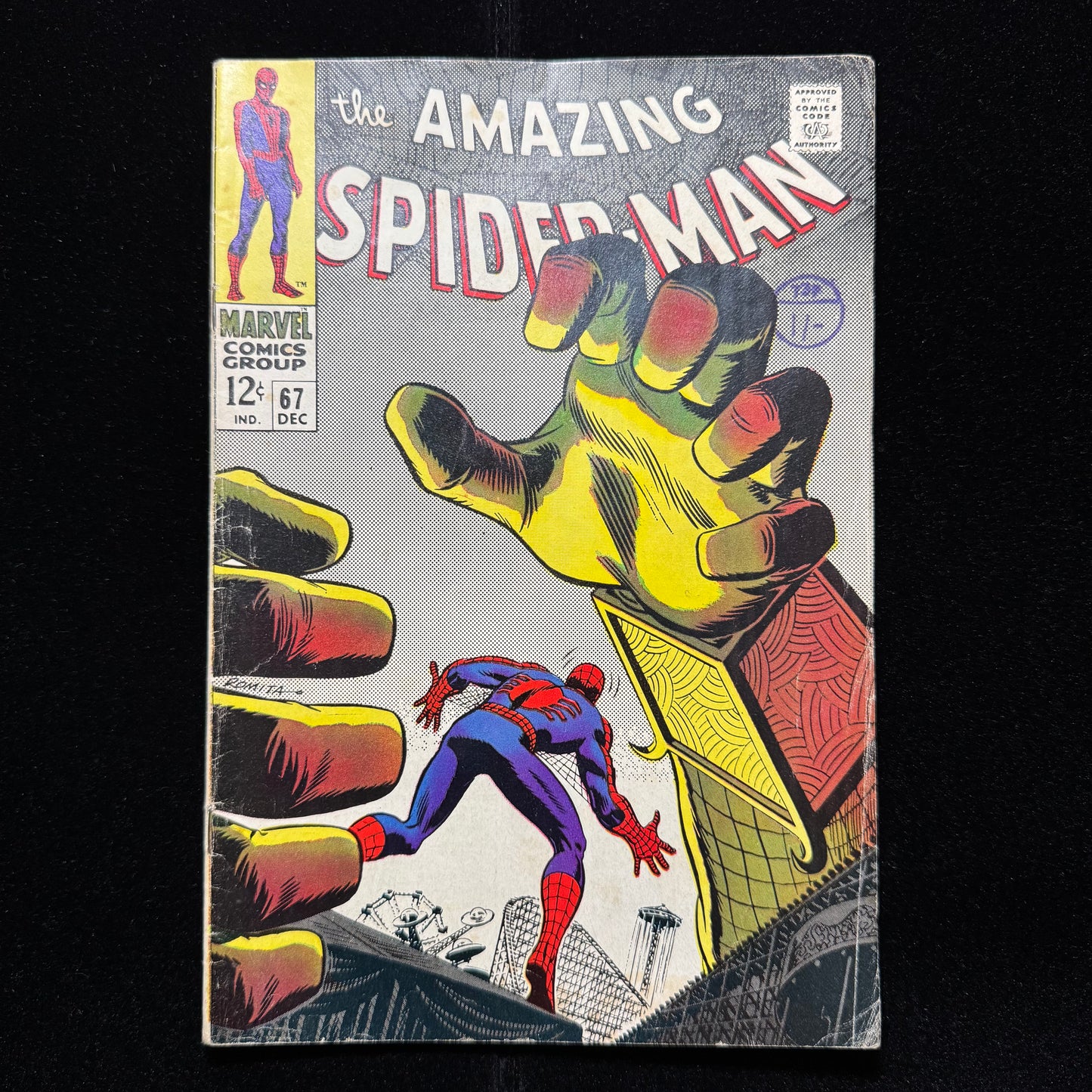 Amazing Spider-Man 67 - 1st App Randy Robertson - Silver Age Marvel Comics 1968