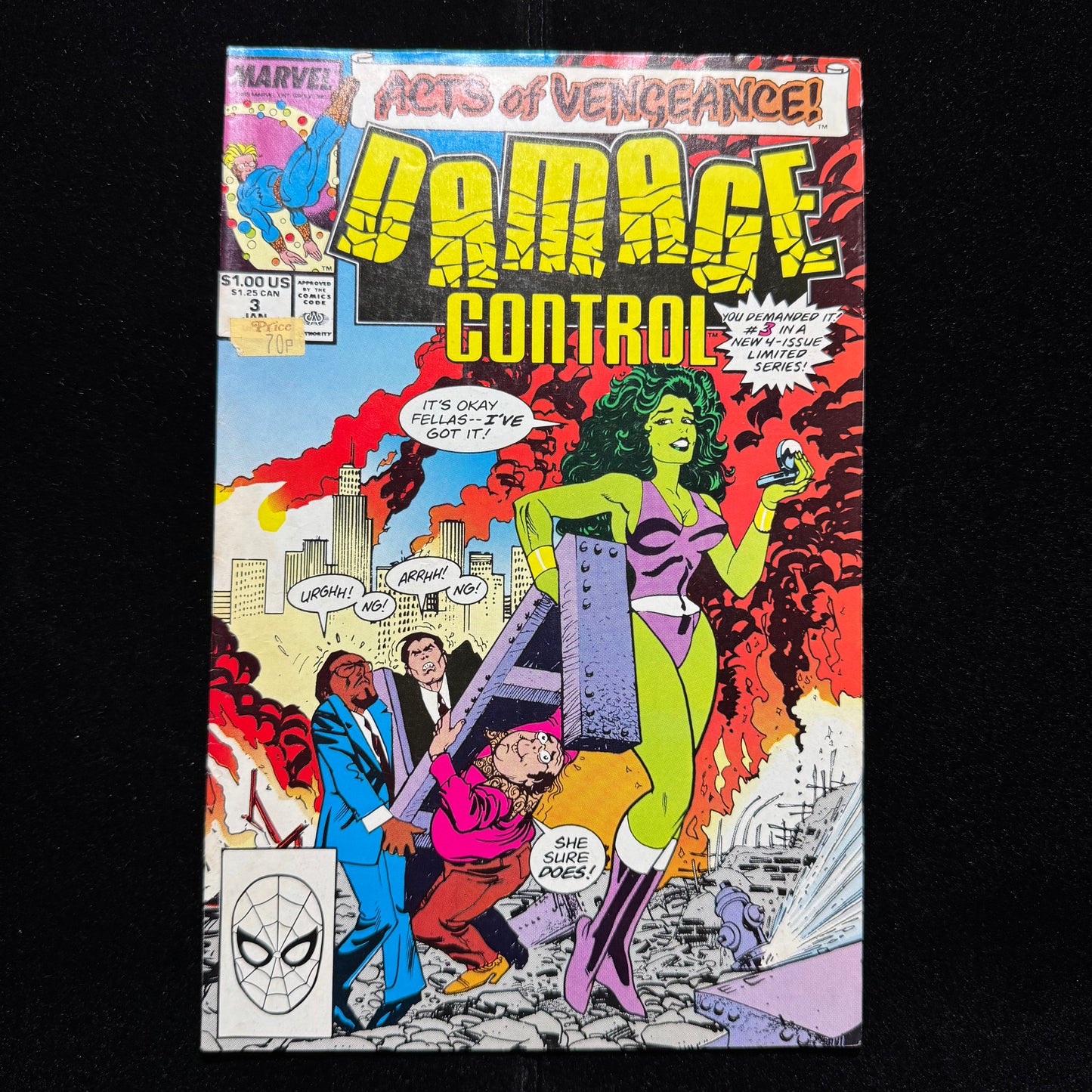 Damage Control 3 - Copper Age Marvel Comics 1990