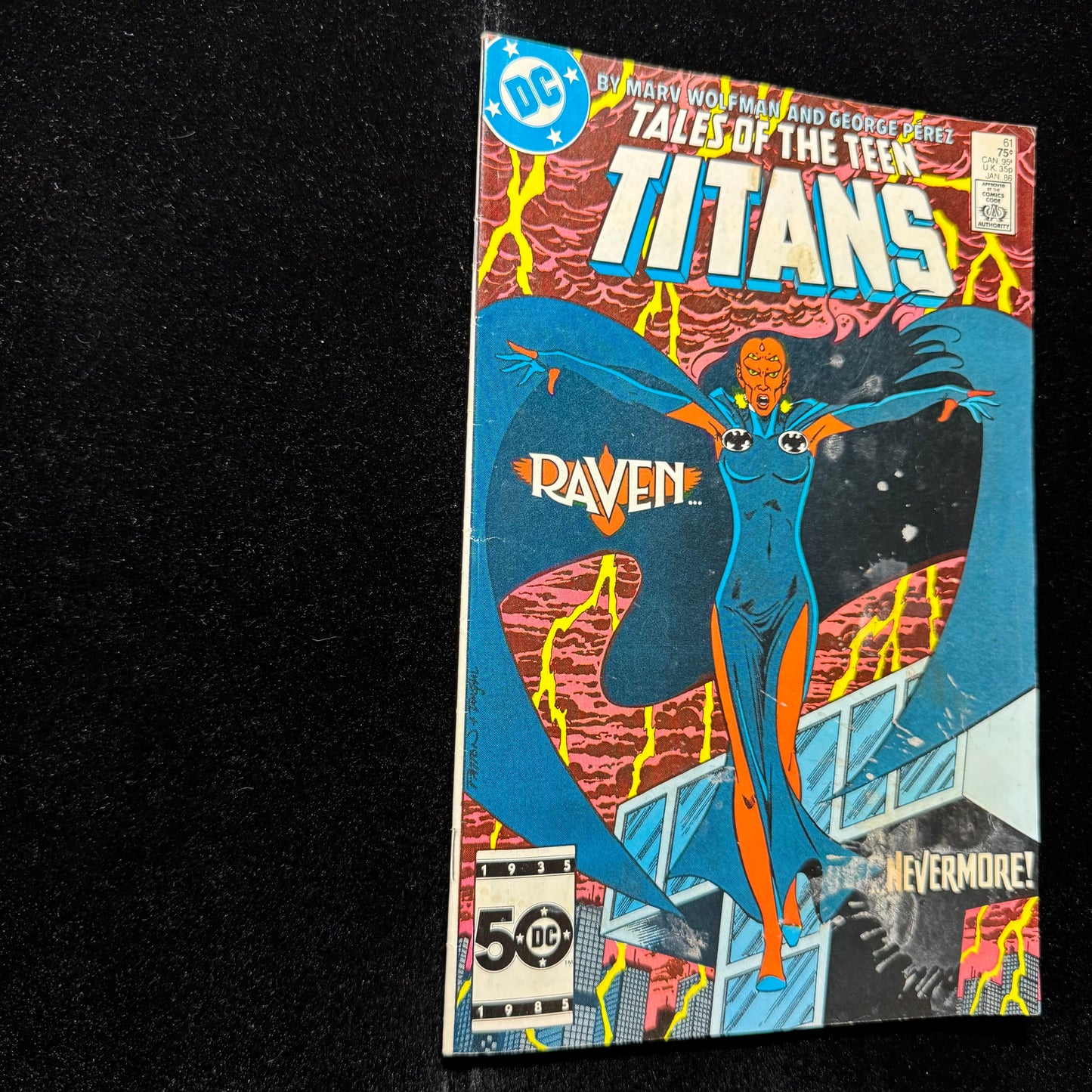 Tales Of The Teen Titans 61 - Copper Age Dc Comics 1986
