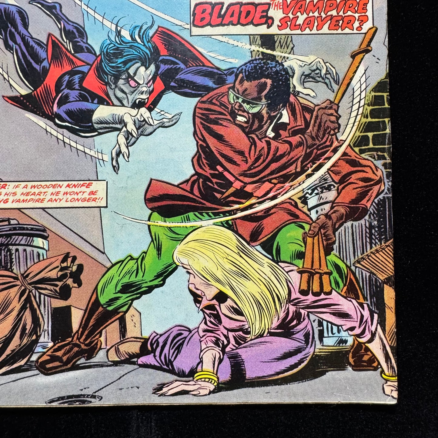 Adventure Into Fear 24 - Blade And Morbius 1st Meet - Bronze Age Marvel 1974
