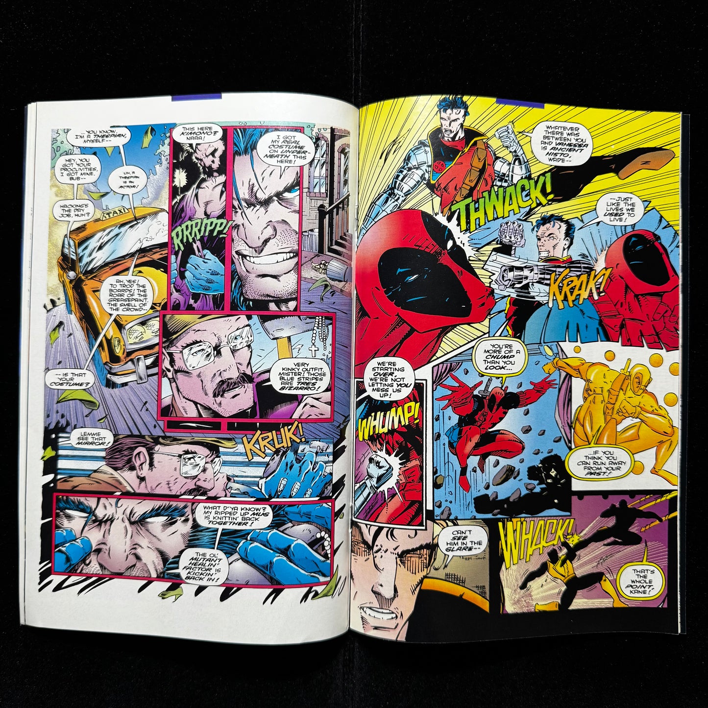 Wolverine 88 - Deluxe Edition 1st Wolverine Vs Deadpool - Modern Age Marvel 1994
