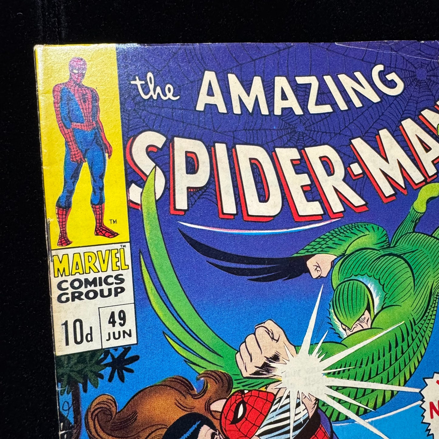 Amazing Spider-Man 49 - John Romita Sr Classic Cover - Silver Age Marvel 1967