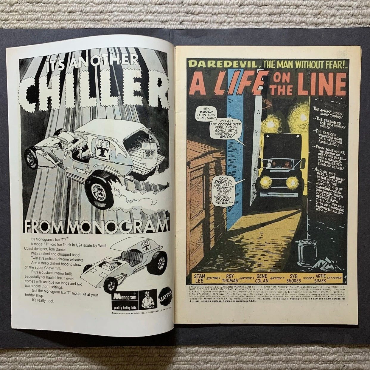 Daredevil 69/ Bronze Age Marvel Comics 1970