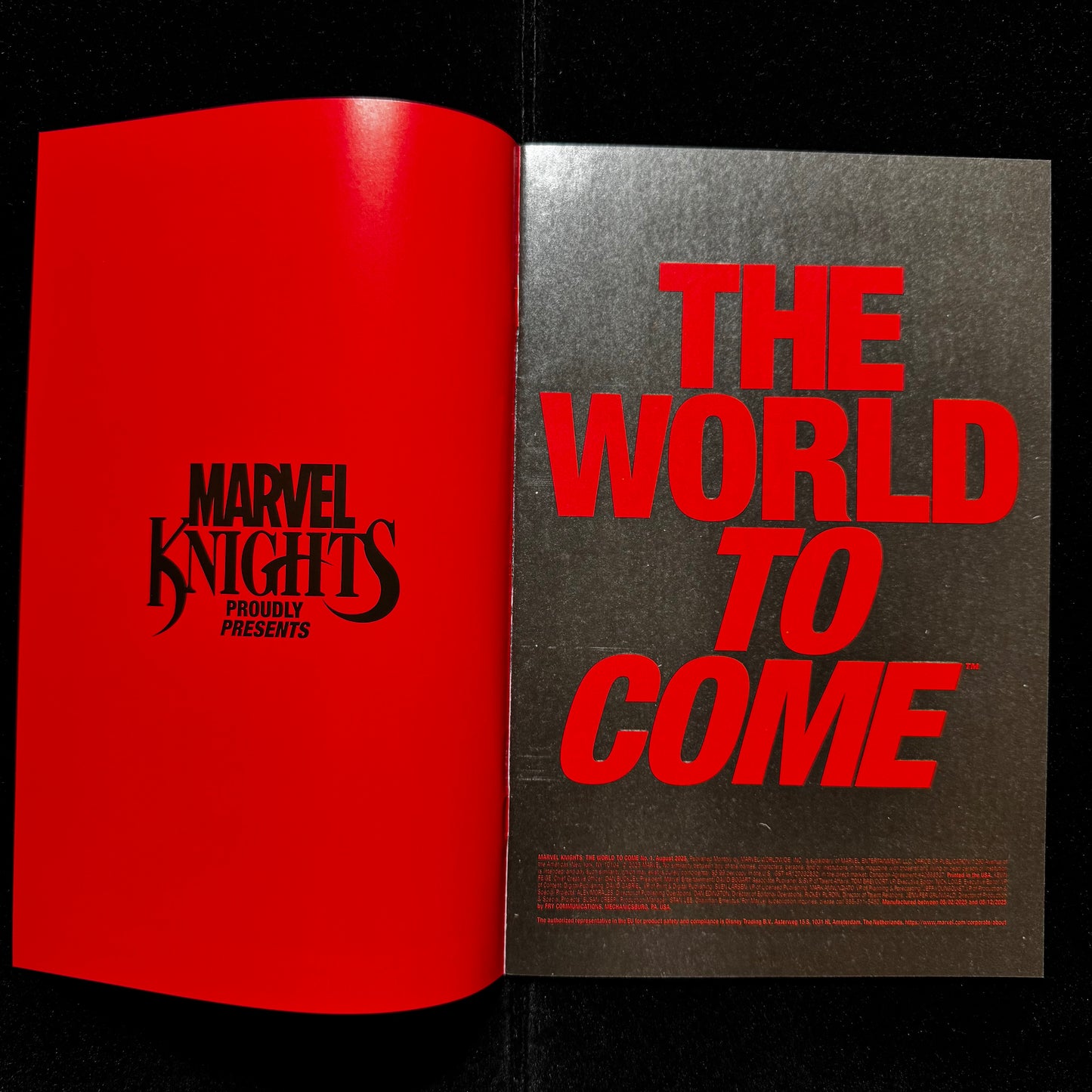 Marvel Knights: The World To Come 1 - 1st Ketema - Modern Age Marvel Comics 2025