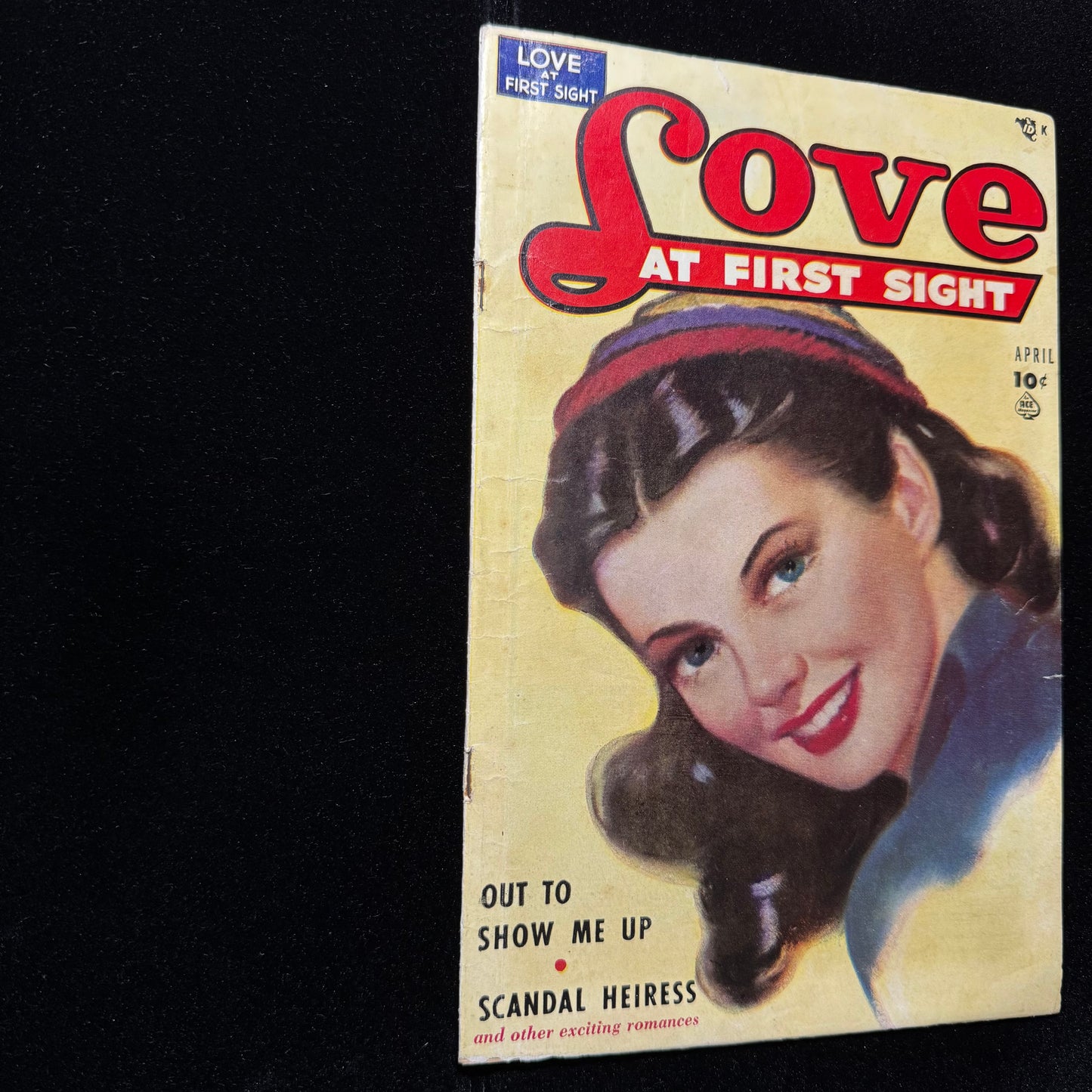 Love At First Sight 4 - Scarce Golden Age Romance Ace Comics 1950