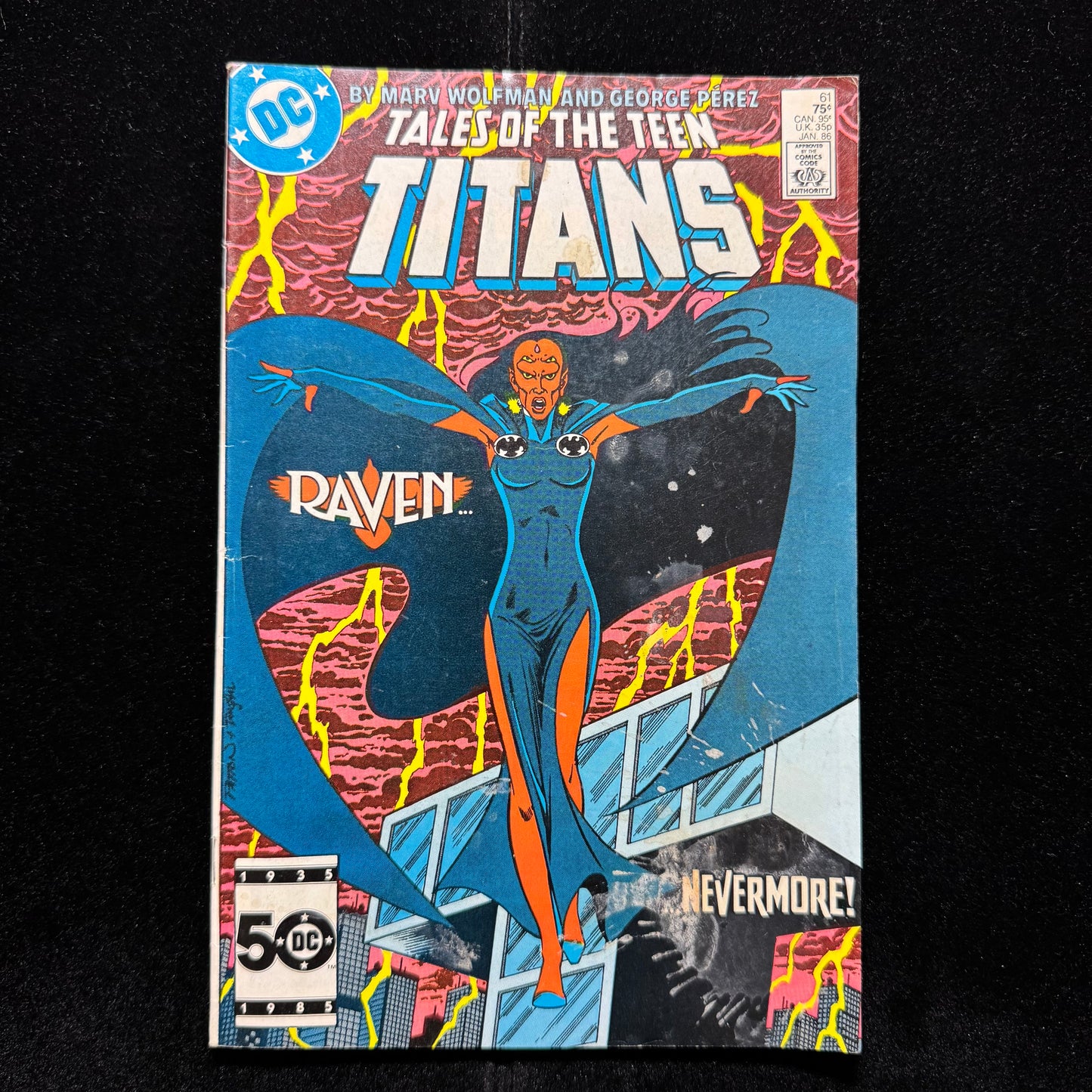 Tales Of The Teen Titans 61 - Copper Age Dc Comics 1986