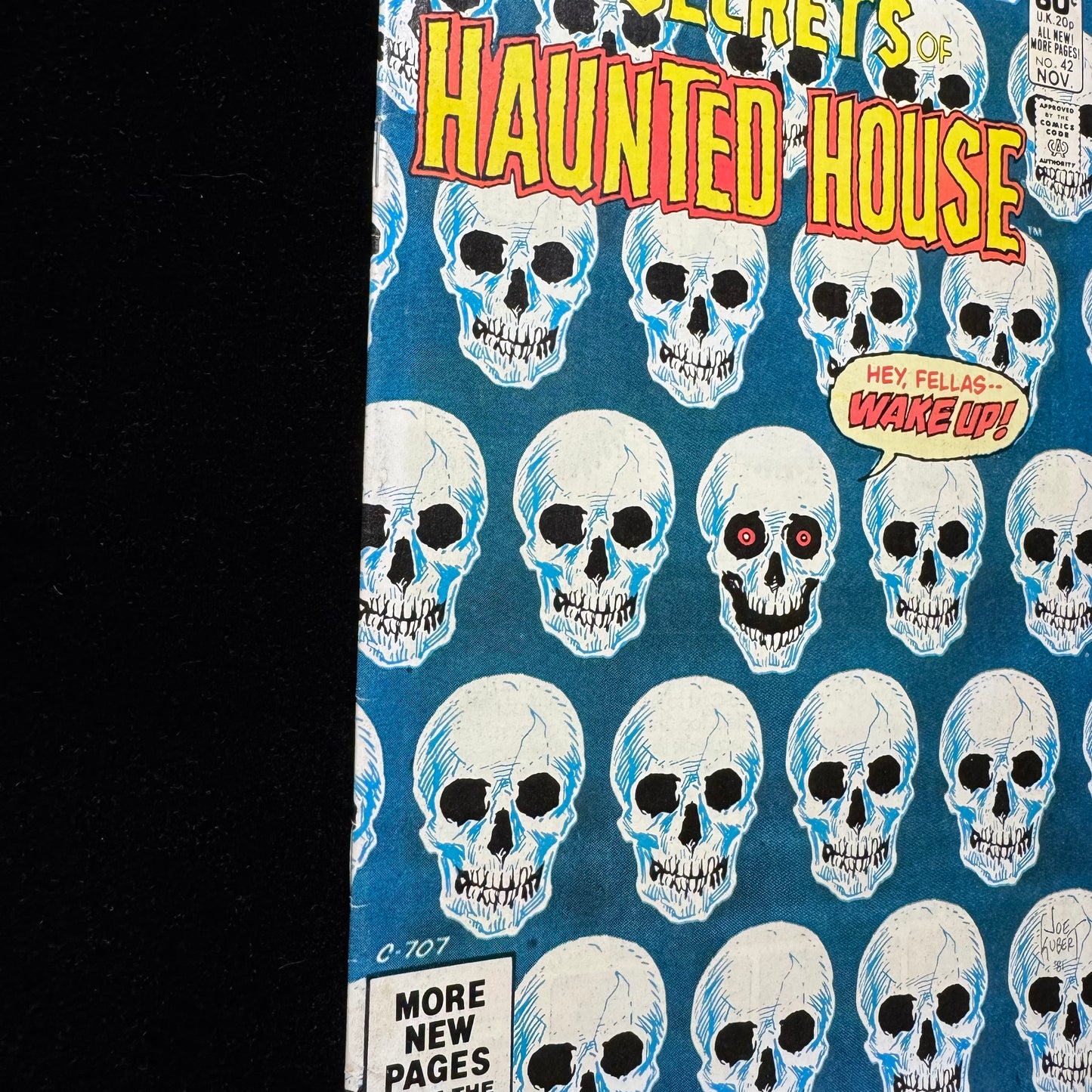 Secret Of Haunted House 42 - Joe Kubert Skull Cover - Bronze Age Dc Comics 1981