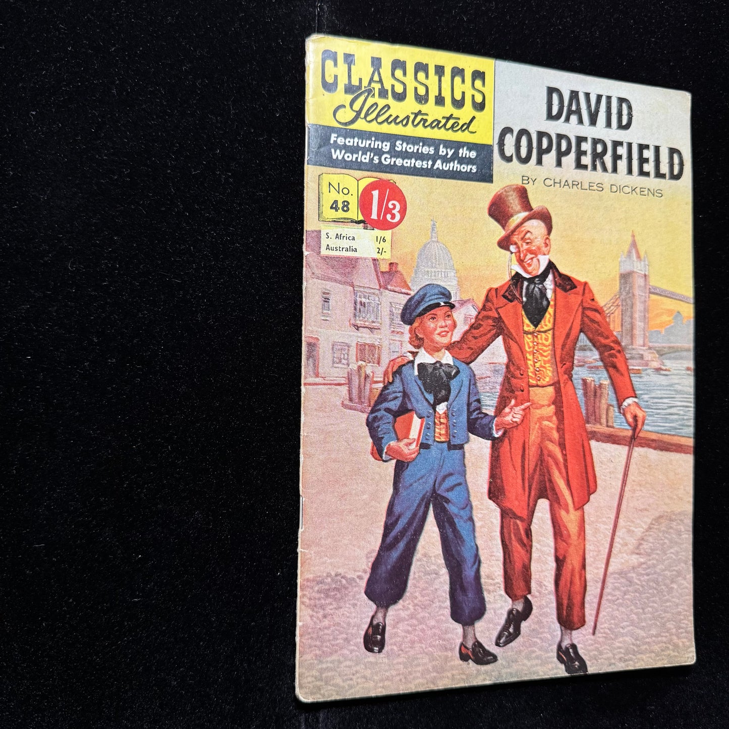 Classics Illustrated 48 - David Copperfield - UK Thorpe & Porter Comics C.1955