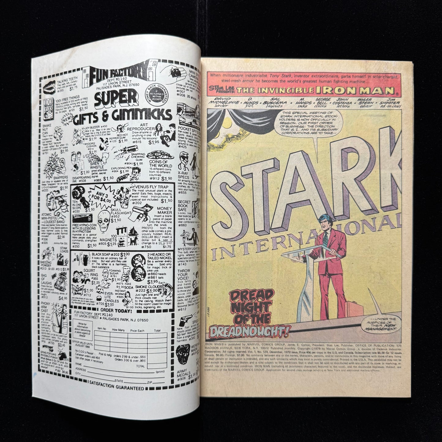 Iron Man 129 - Newsstand Edition - Bronze Age Marvel Comics 1979