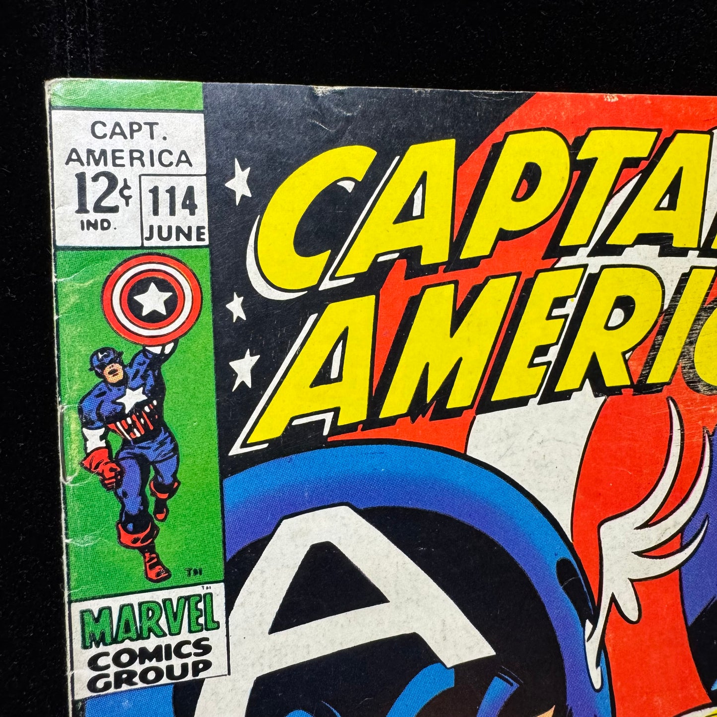 Captain America 114 - John Romita Sr Cover - Silver Age Marvel Comics 1969
