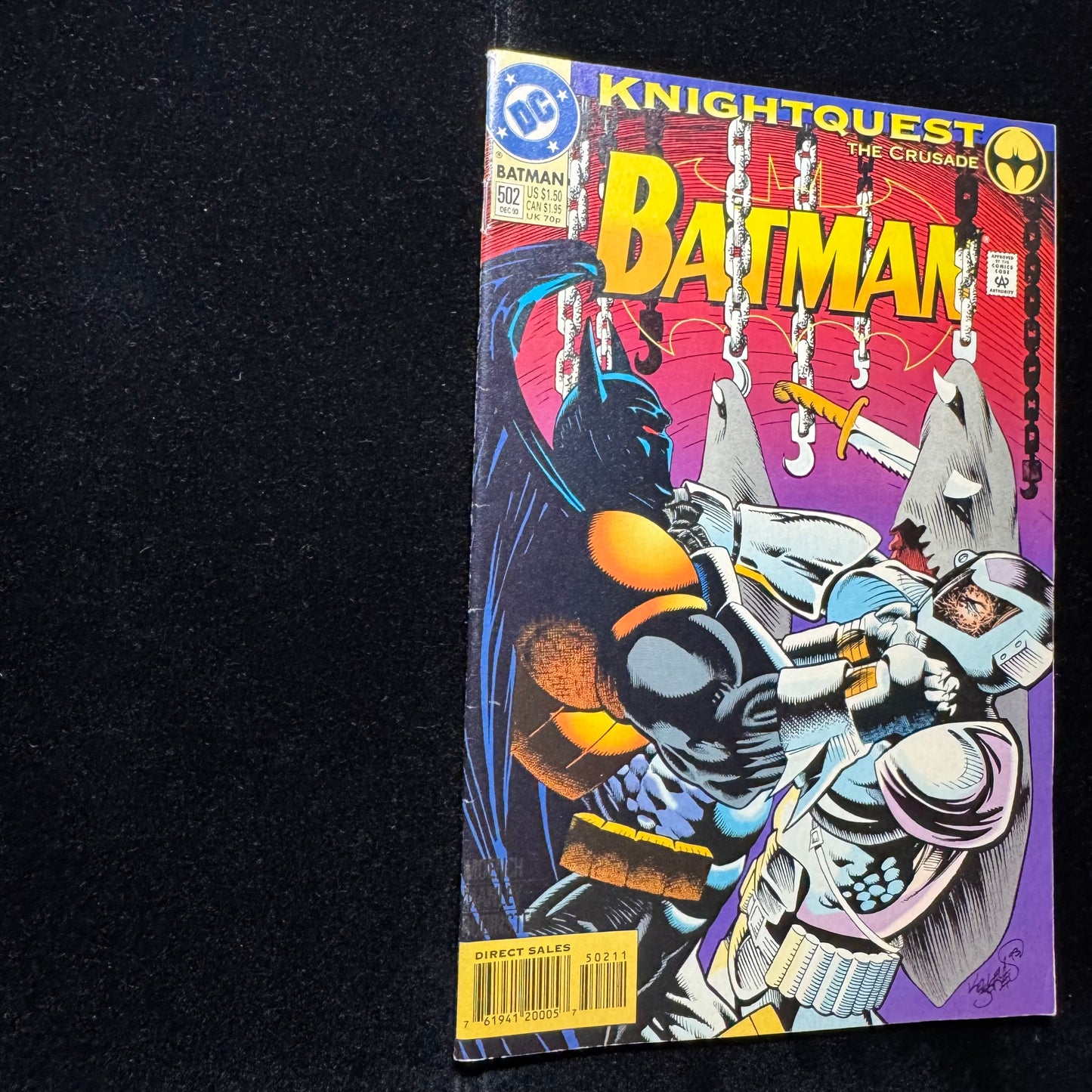 Batman 502 - Modern Age Dc Comics 1993