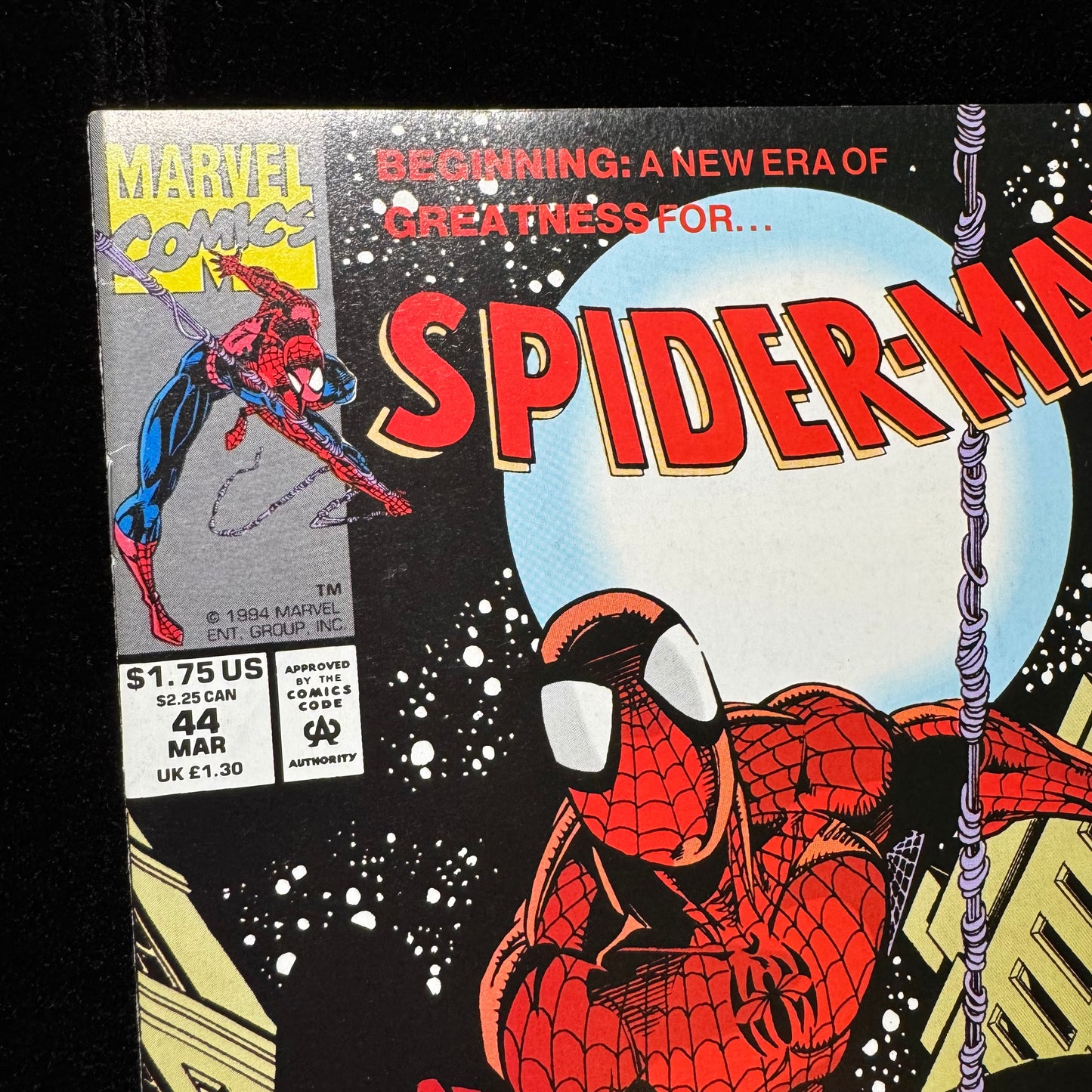 Spider-Man 44 - Stunning Cover Art - Modern Age Marvel Comics 1994