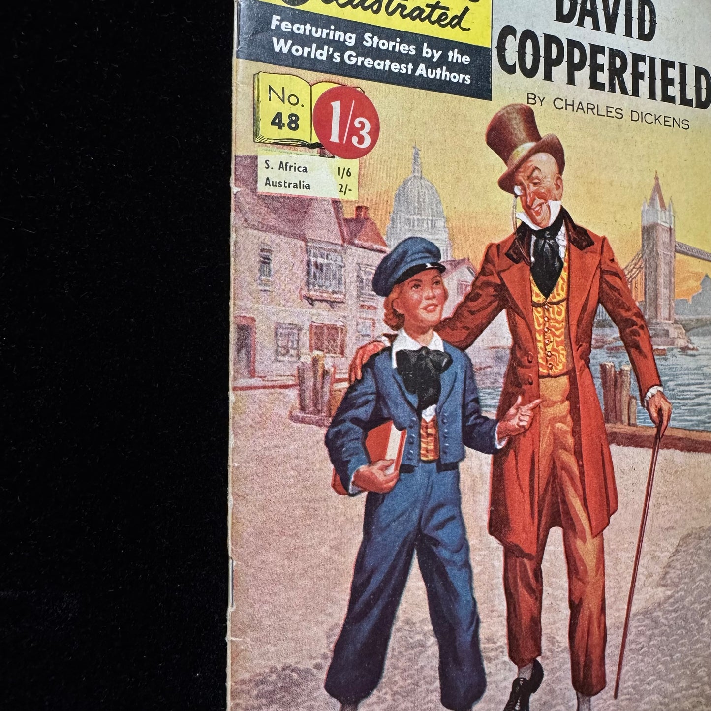 Classics Illustrated 48 - David Copperfield - UK Thorpe & Porter Comics C.1955