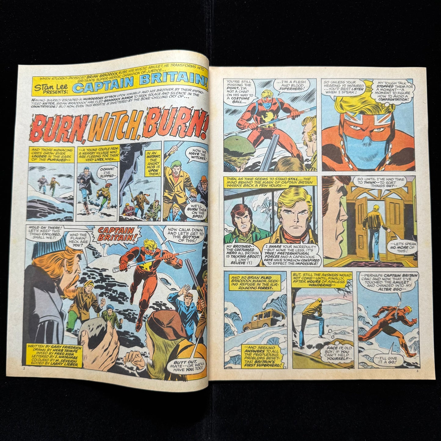Captain Britain 11 - Bronze Age Marvel Comics 1976