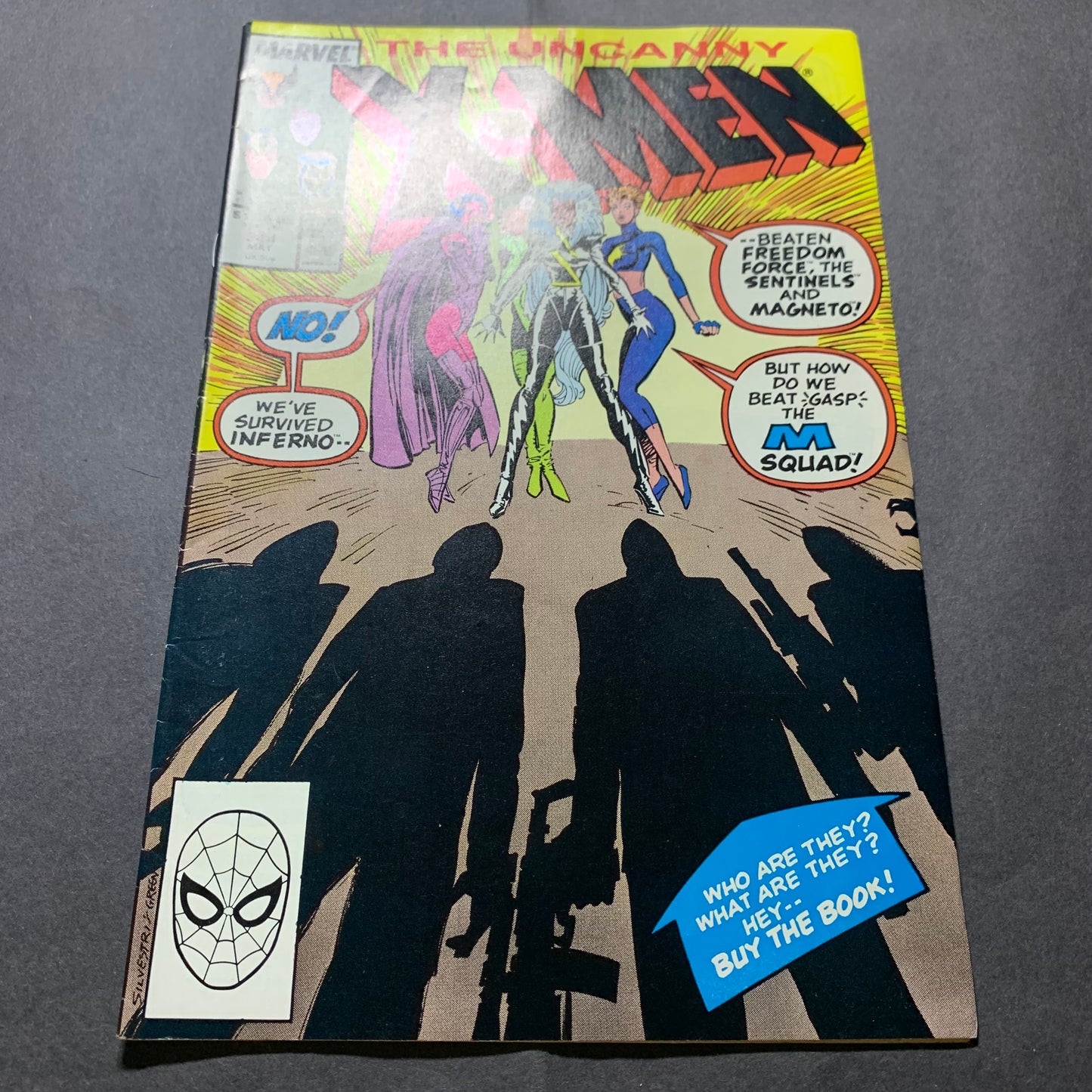 Uncanny x-men 244/ copper age marvel comics 1989