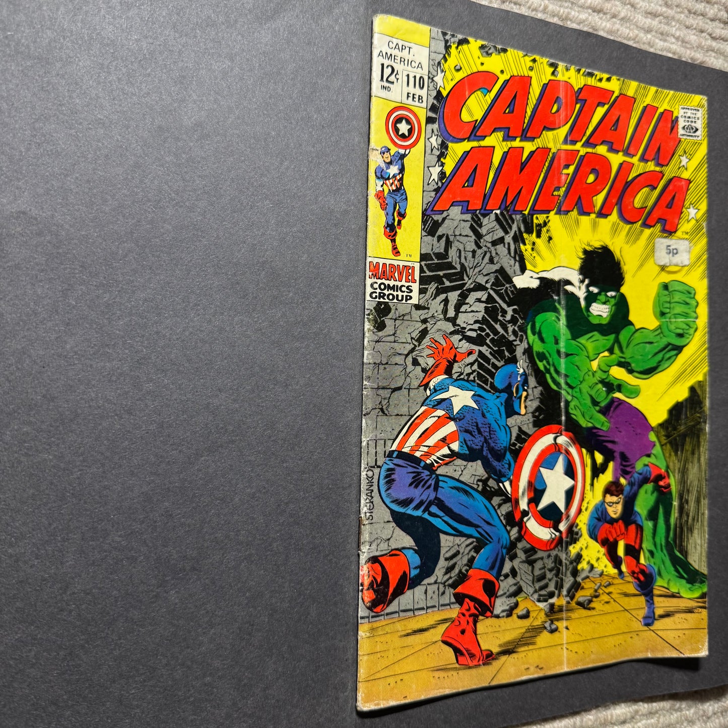 Captain America 110/ Silver Age Marvel Comics 1969