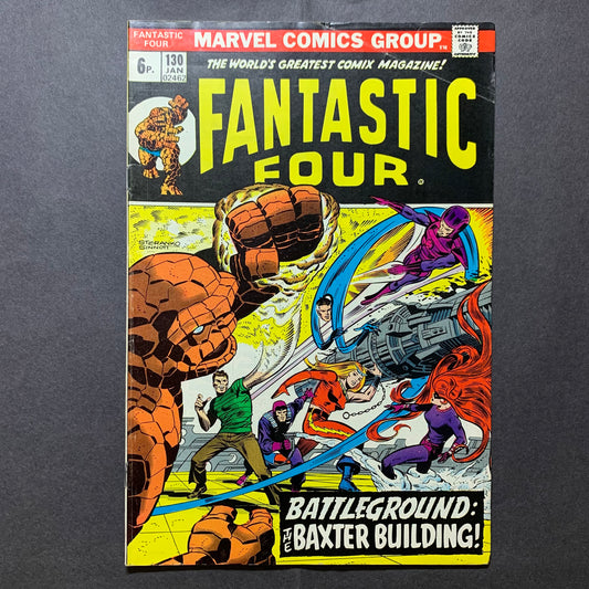 Fantastic four 130/ Bronze Age marvel comics 1973