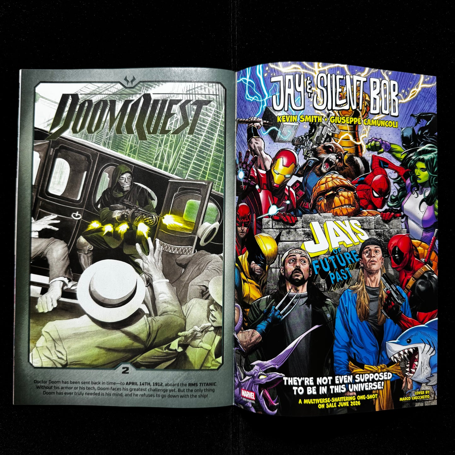 Doomquest 1 - Pascal Garcin Variant - Modern Age Marvel Comics 2026