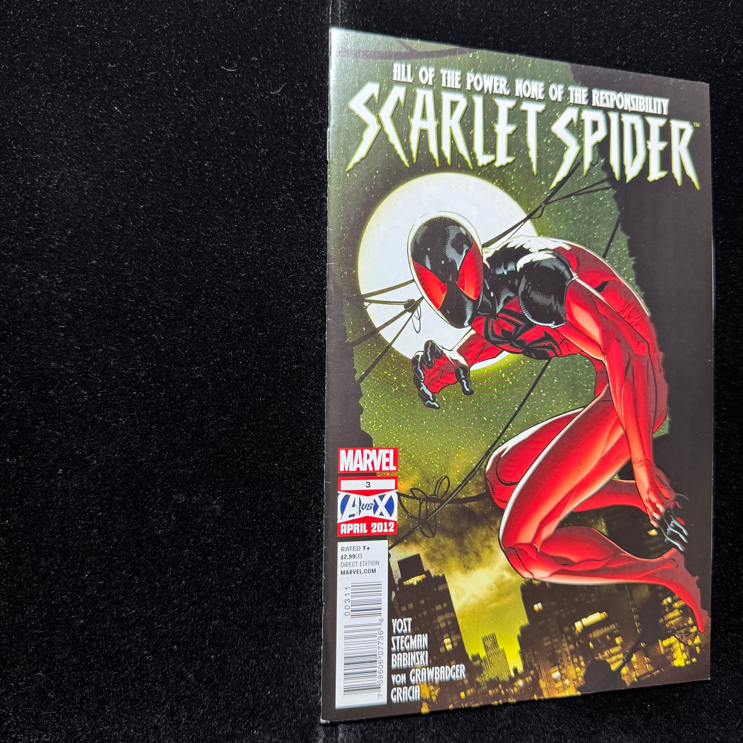 Scarlet Spider 3 - 1st Appearance Of The Harvester - Modern Age Marvel 2012