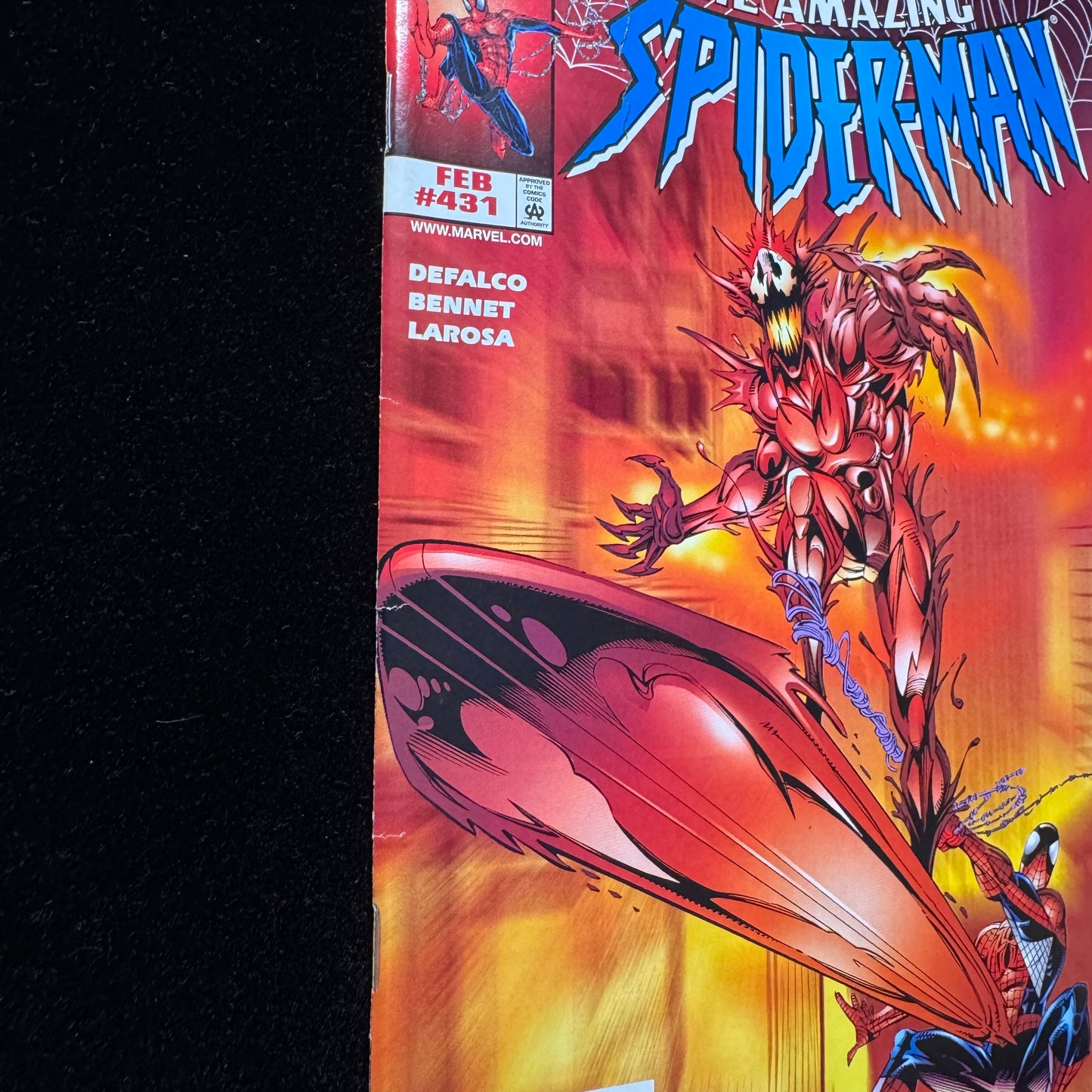 Amazing Spider-Man 431 - 1st Cover & 2nd App Of Carnage Cosmic - Modern Age 1998