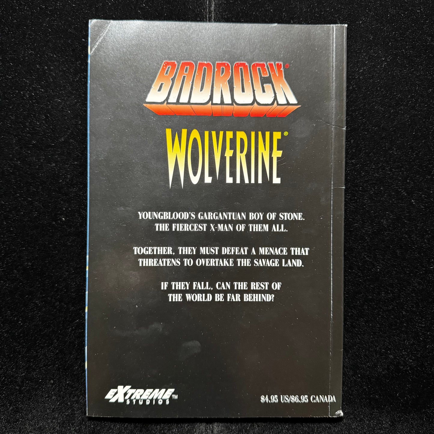 Badrock Wolverine 1 - Rob Liefeld Variant - Modern Age Image Comics 1996