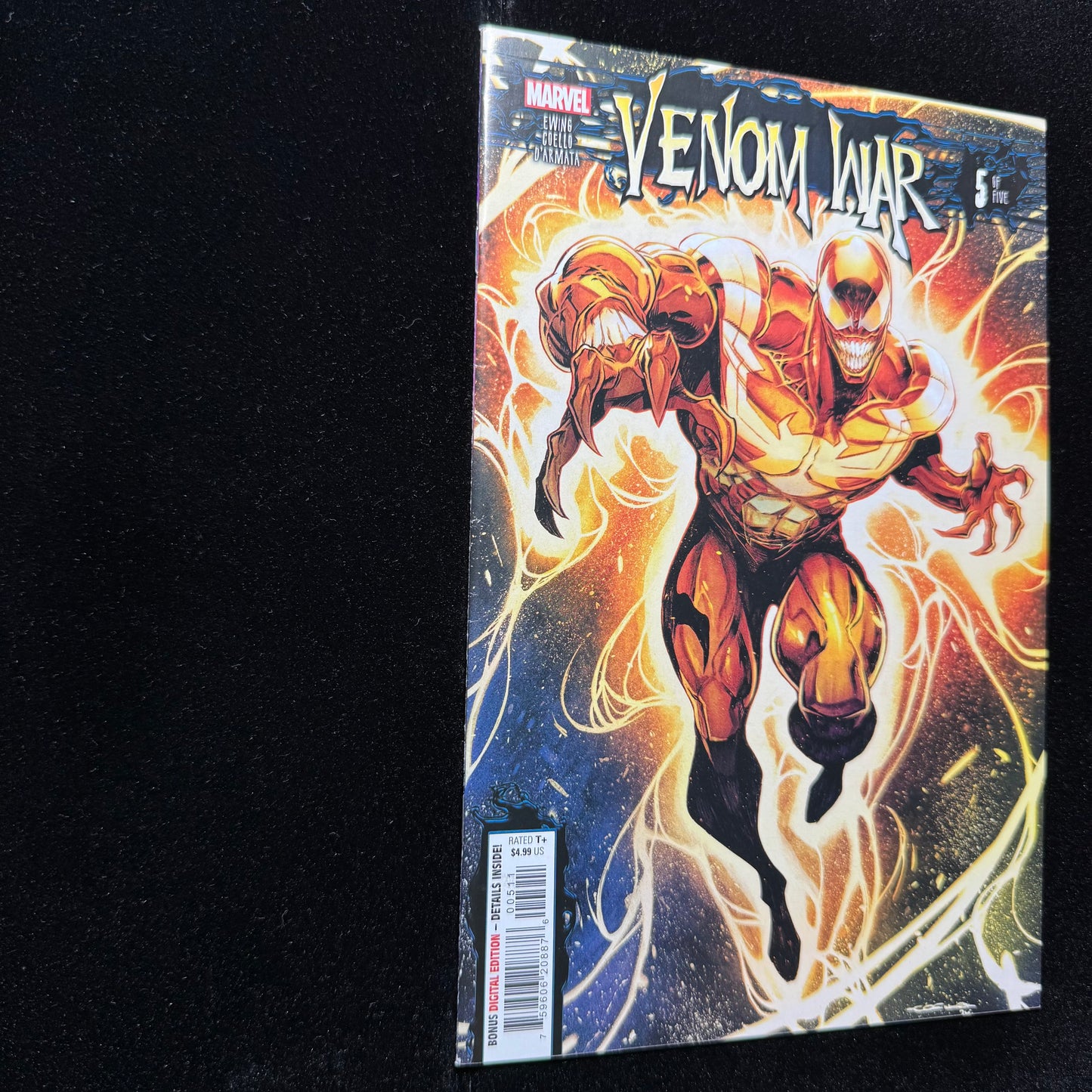 Venom War 5 - 1st Appearance Of Eganrac - Modern Age Marvel Comics 2024