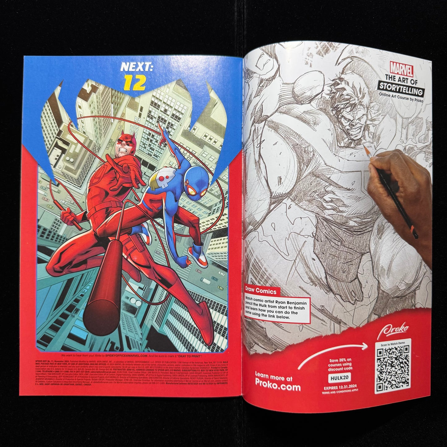 Spider-Boy 11 - 1st Appearance Of Spider-Girl - Modern Age Marvel Comics 2024