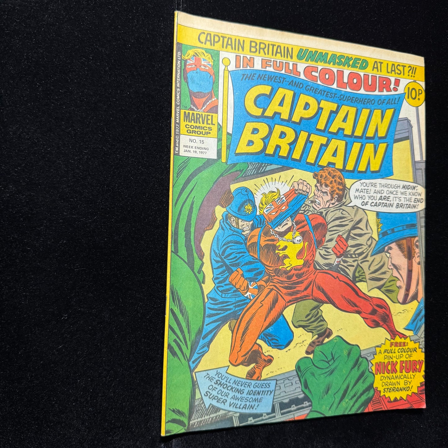 Captain Britain 15 - Bronze Age Marvel Comics 1977