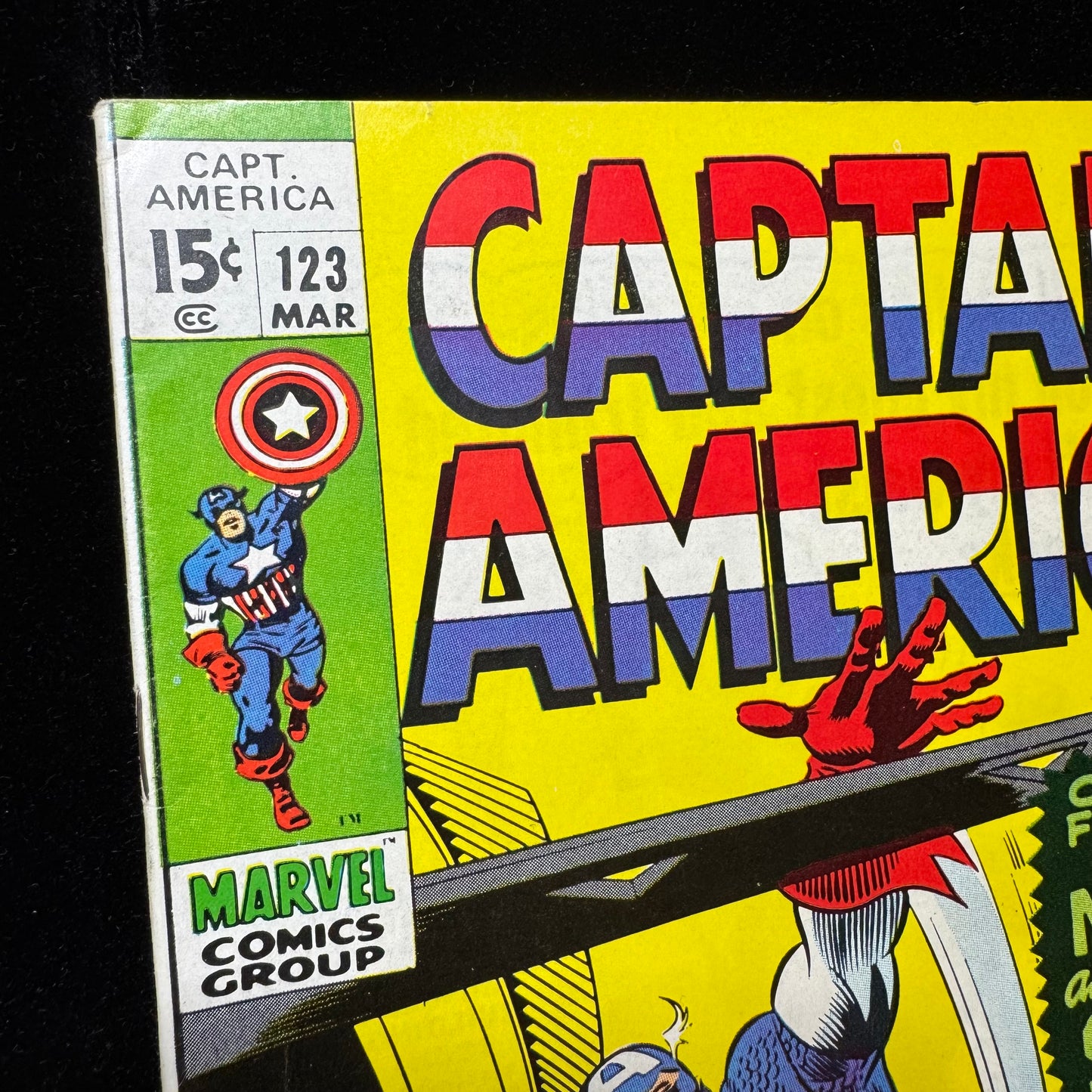 Captain America 123 - 1st Appearance Of Suprema - Bronze Age Marvel Comics 1970