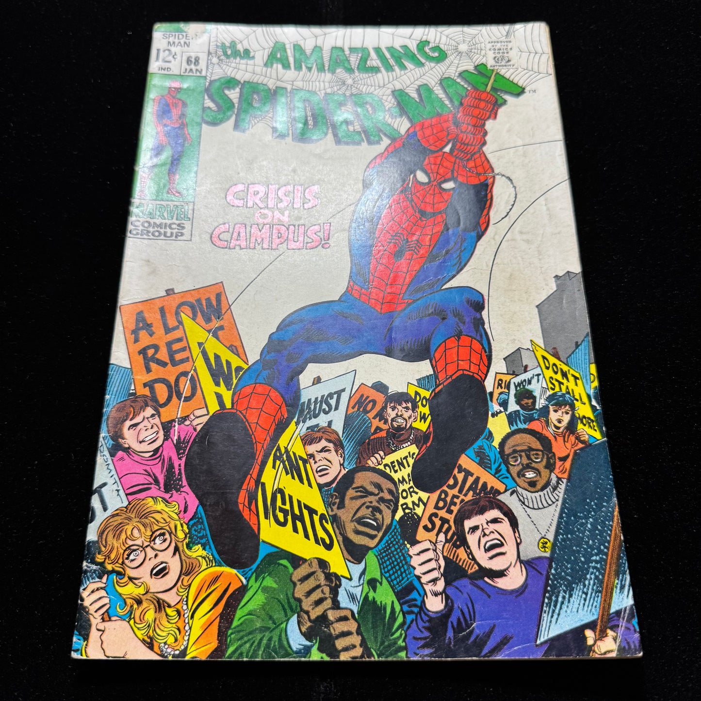 Amazing Spider-Man 68 - Intro Of The Tablet Of Life And Time - Silver Age 1968