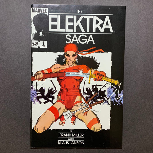 Elektra saga 1-4 full set/ copper age marvel comics 1984