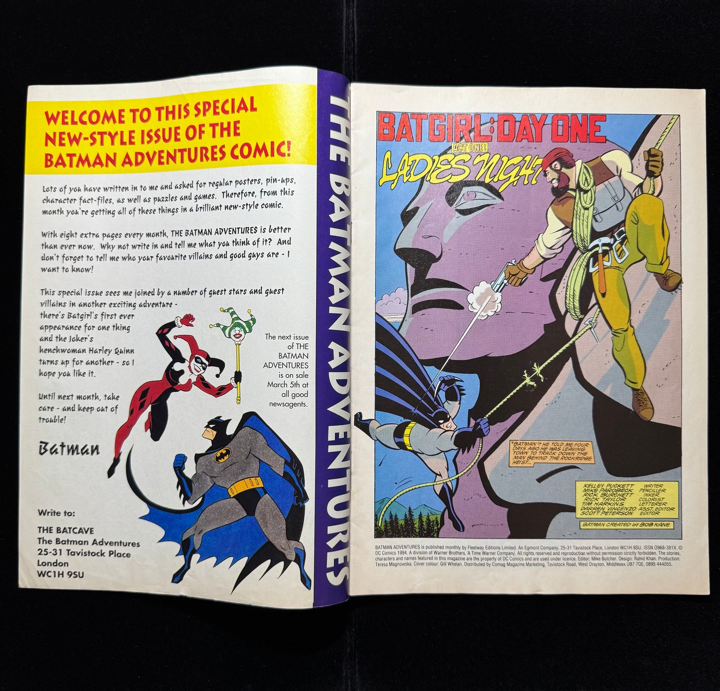 Batman Adventures 12 - International Uk Edition - Modern Age Dc Comics 1993