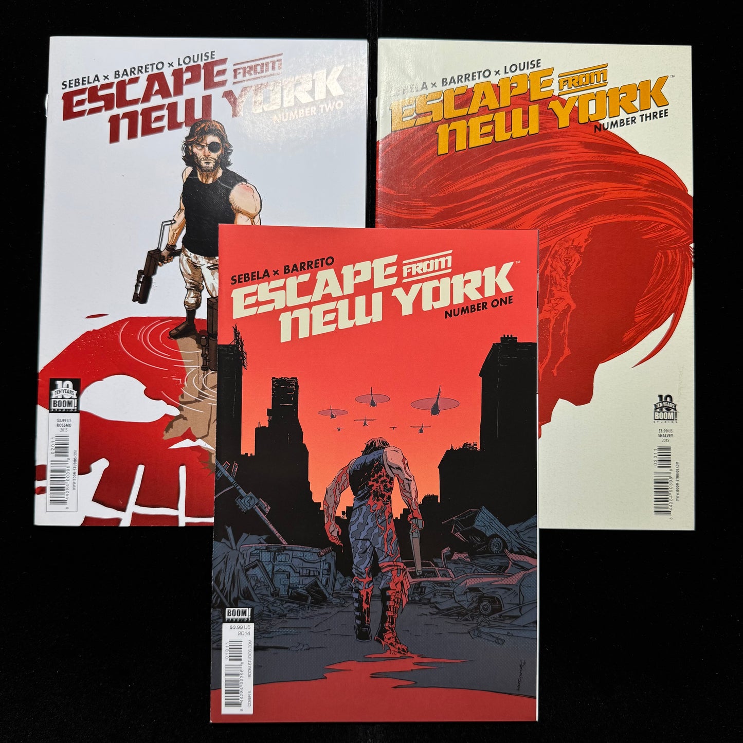 Escape From New York 1-3 - Issues 1, 2 And 3 - Modern Age BOOM! Comics 2014