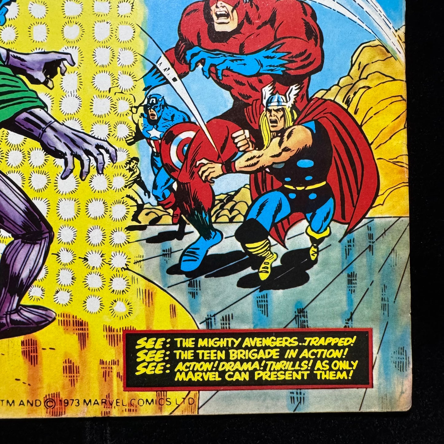 The Avengers 5 - Uk Reprint Of Avengers 8 1st App Kang - Bronze Age Marvel 1973