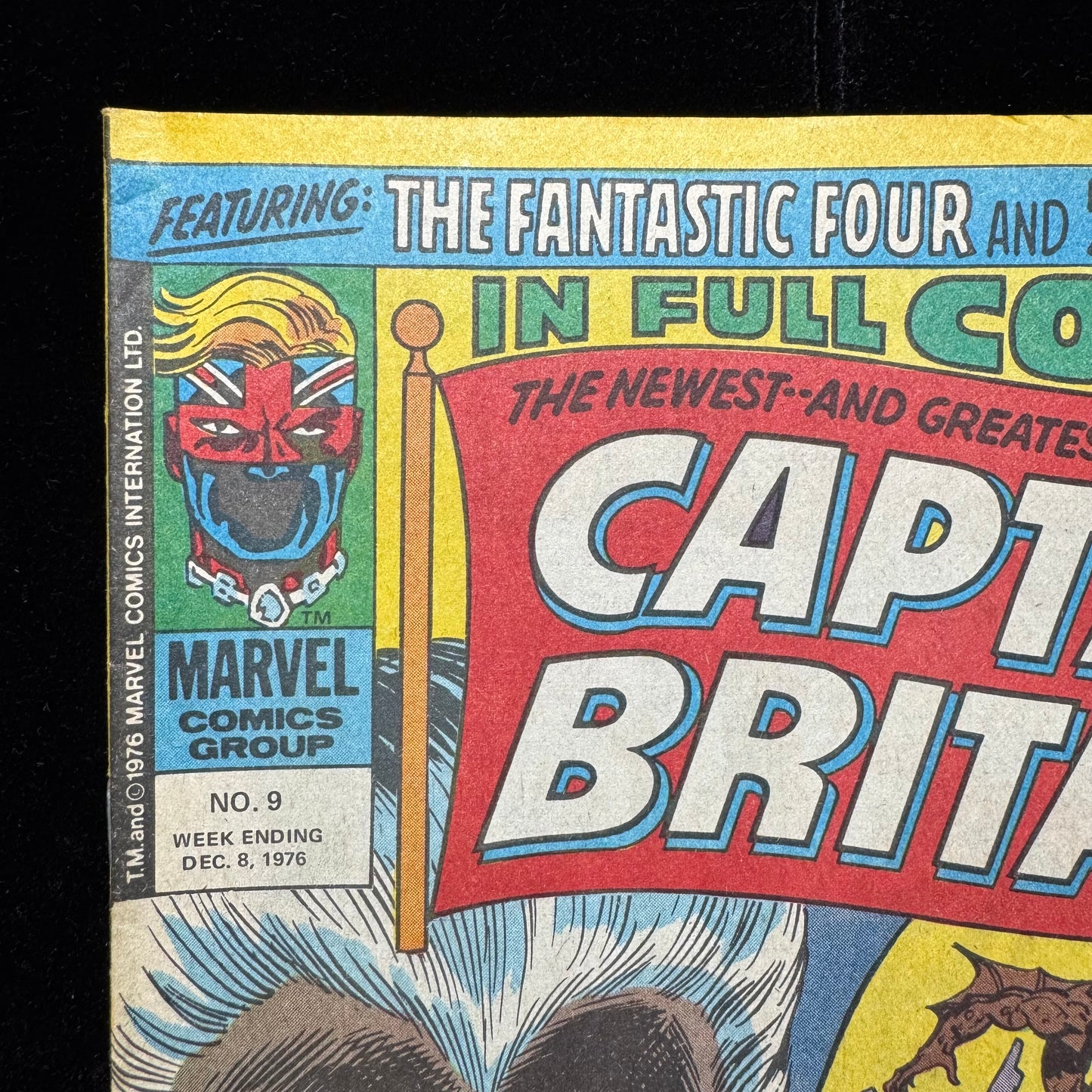 Captain Britain 9 - 2nd App Of Betsy Braddock - Bronze Age Marvel Comics 1976