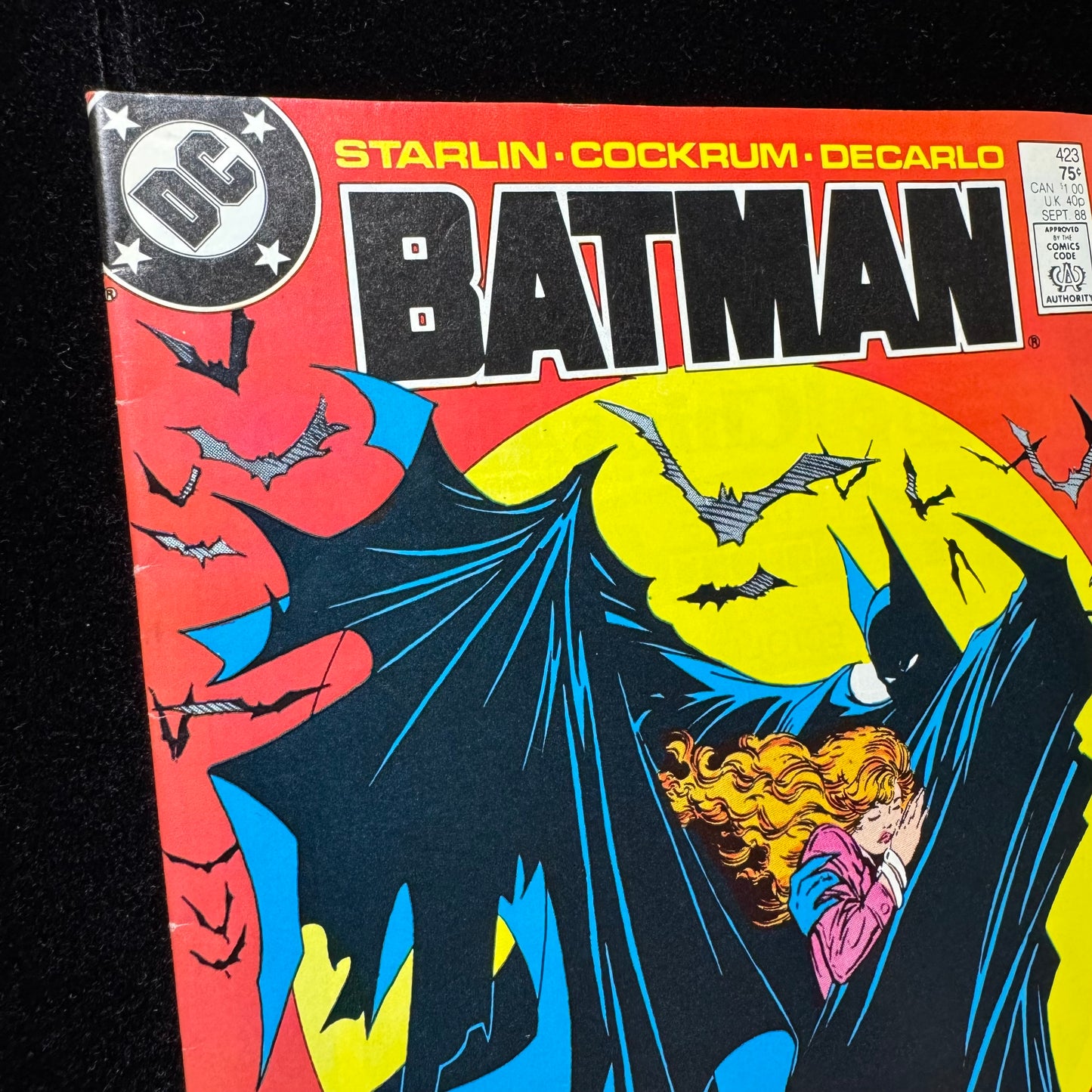 Batman 423 - Iconic Cover Art By Todd McFarlane - Copper Age Dc Comics 1988