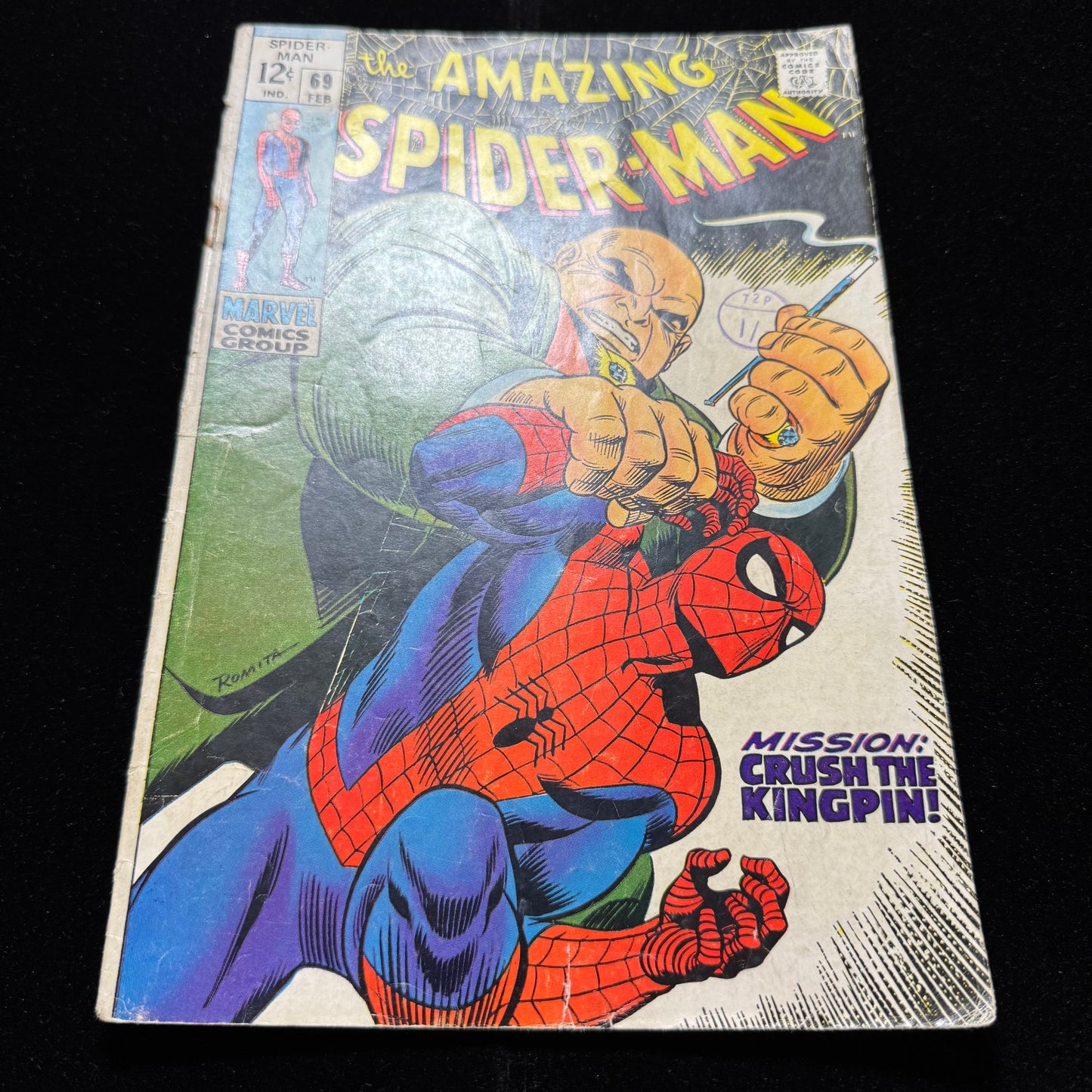 Amazing Spider-Man 69 - 1st Mention Of Vanessa Fisk - Silver Age Marvel 1969