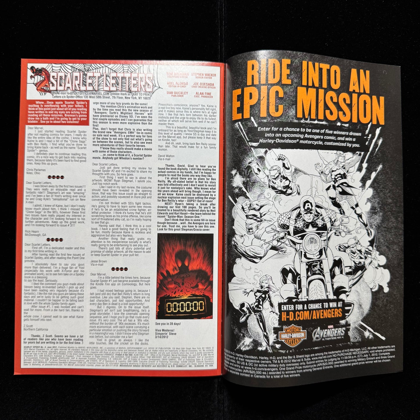 Scarlet Spider 4 - Modern Age Marvel Comics 2012