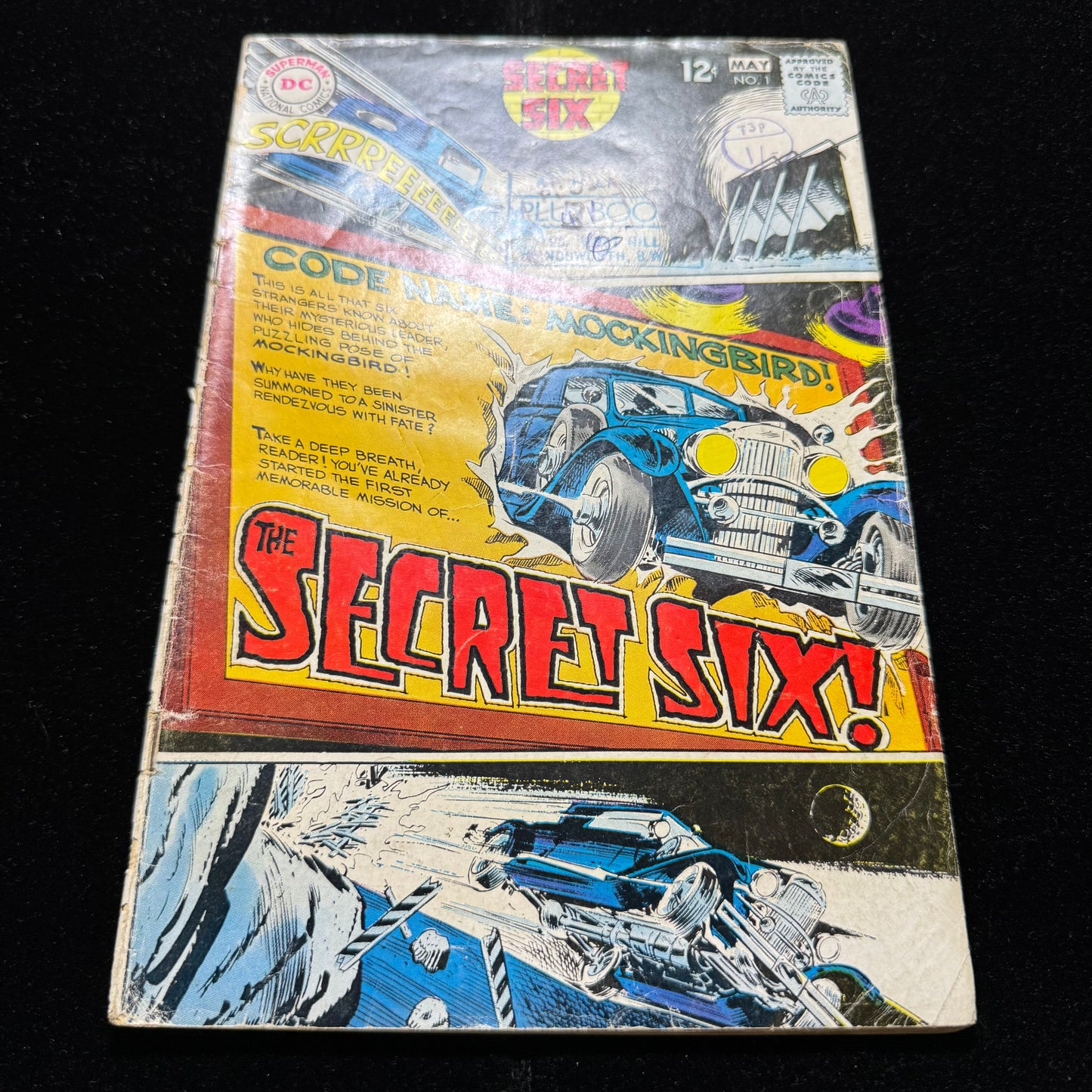Secret Six 1 - 1st Team Appearance Of The Secret Six - Silver Age Dc Comics 1968
