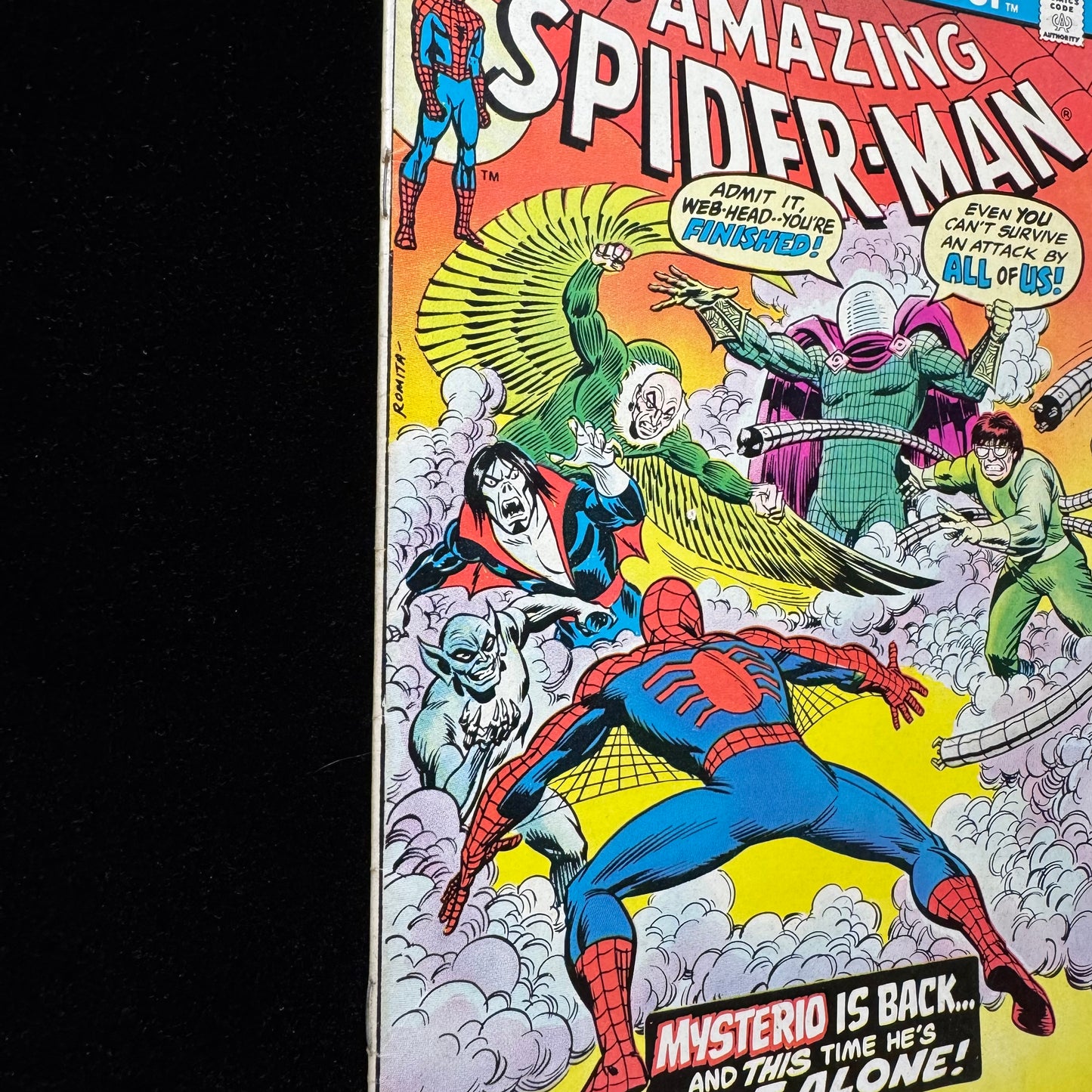 Amazing Spider-Man 141 - 1st App Of The 2nd Mysterio - Bronze Age Marvel 1975