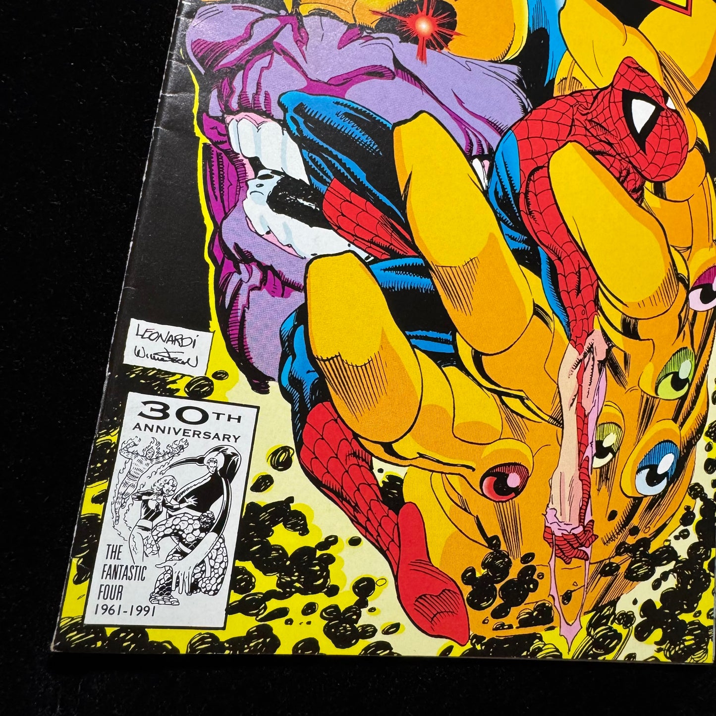 Spider-Man 17 - Thanos Cover - Copper Age Marvel Comics 1991