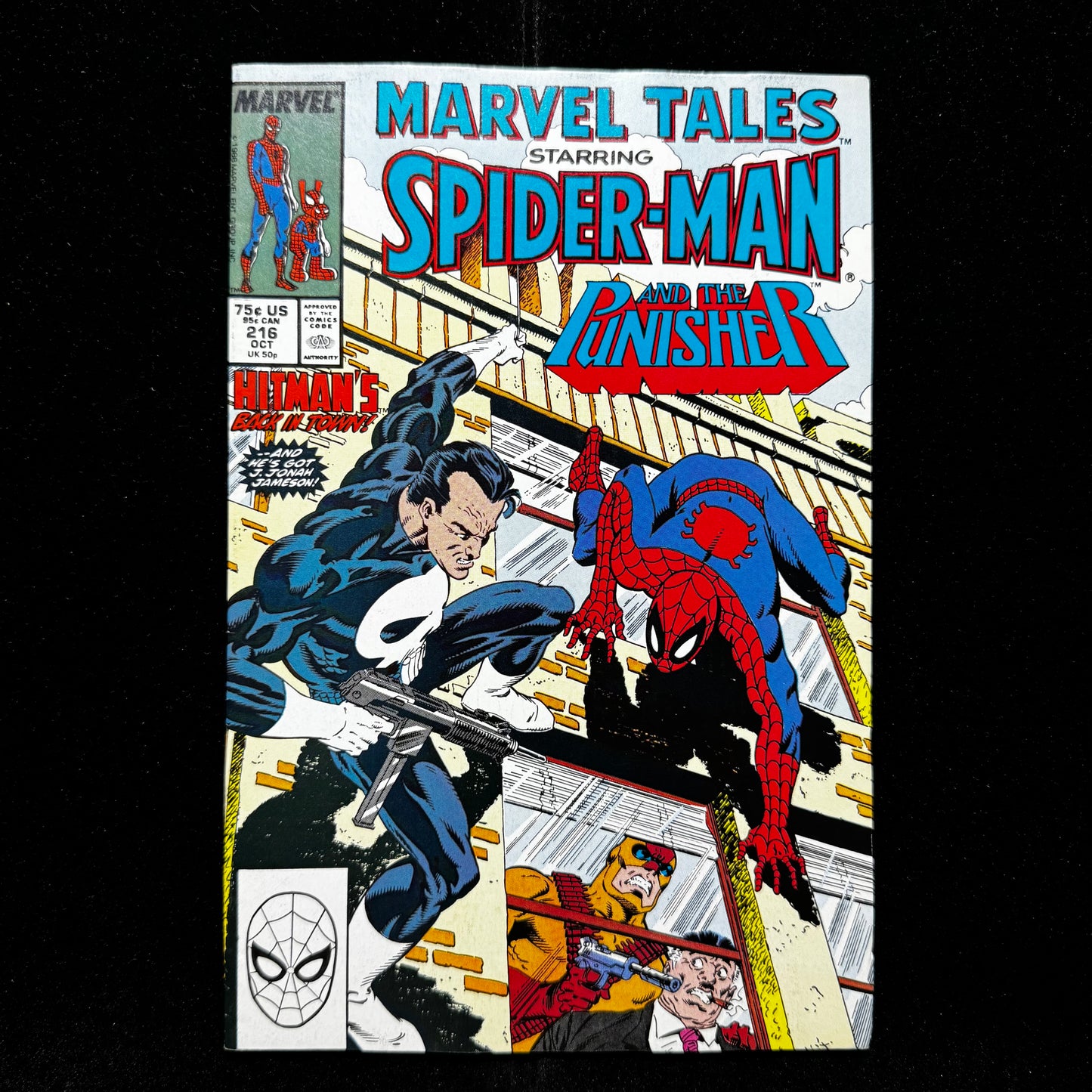 Marvel Tales 216 - Mike Zeck Cover Art - Copper Age Marvel Comics 1988