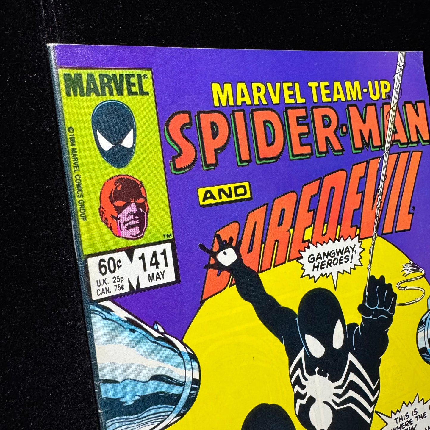 Marvel Team Up 141 - 2nd Appearance Of Symbiote - Copper Age Marvel Comics 1984