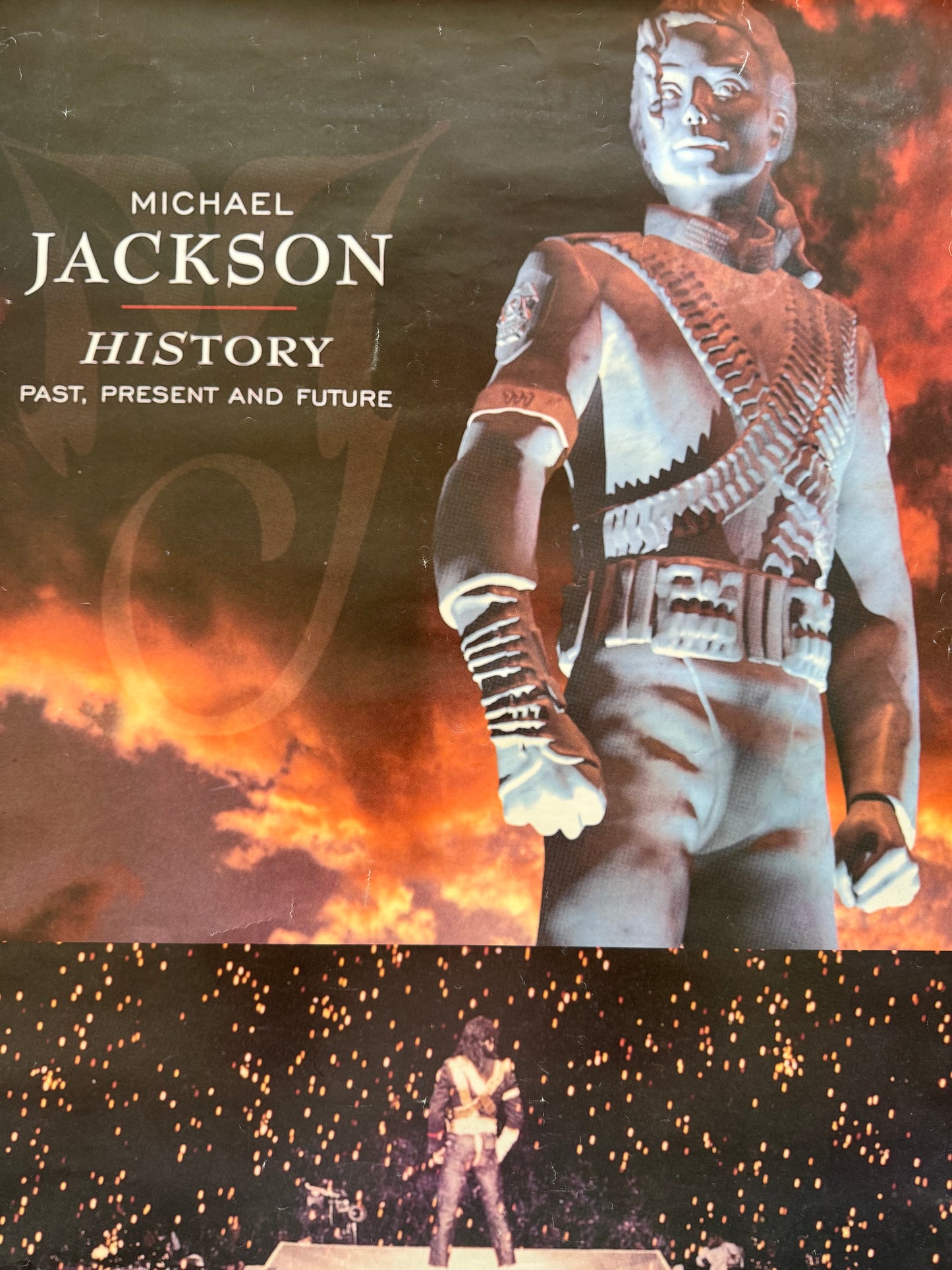 Michael Jackson HIStory - Original Promotional Poster - 33” x 23.5” - Rare 1995