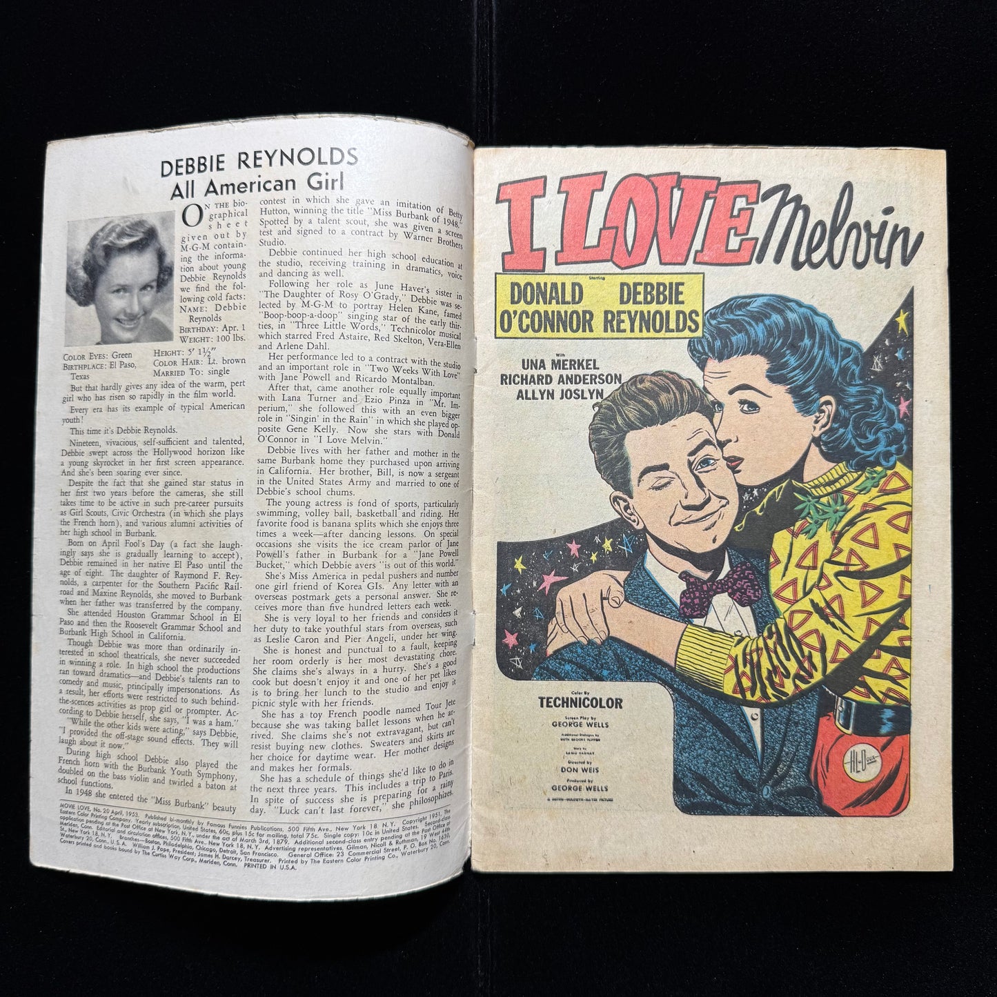 Movie Love 20 - Golden Age Eastern Color Comics 1953