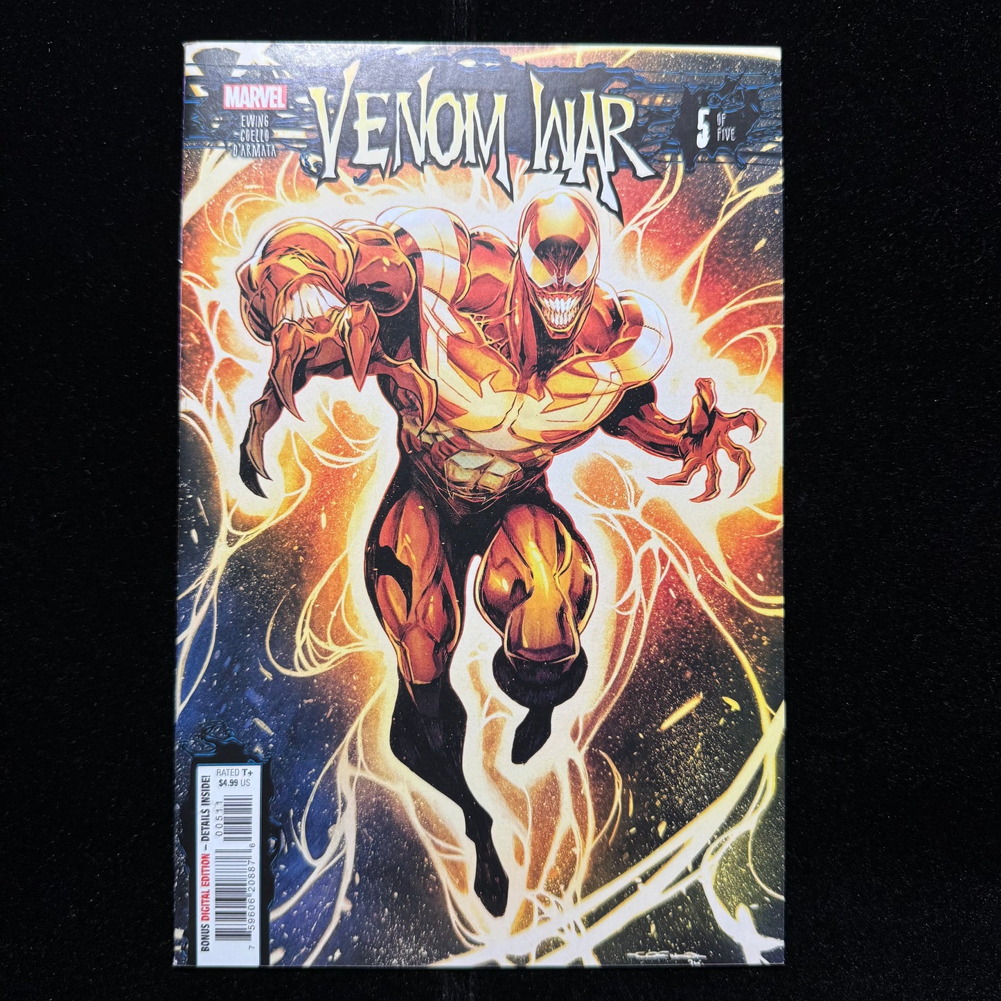Venom War 5 - 1st Appearance Of Eganrac - Modern Age Marvel Comics 2024