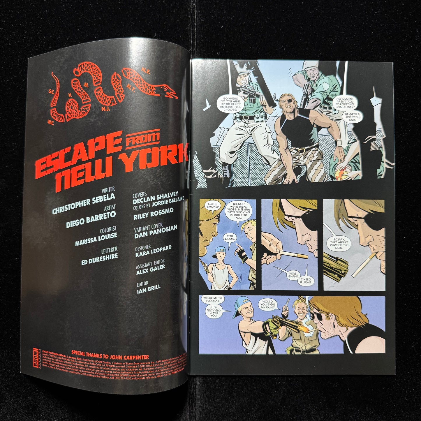 Escape From New York 1-3 - Issues 1, 2 And 3 - Modern Age BOOM! Comics 2014