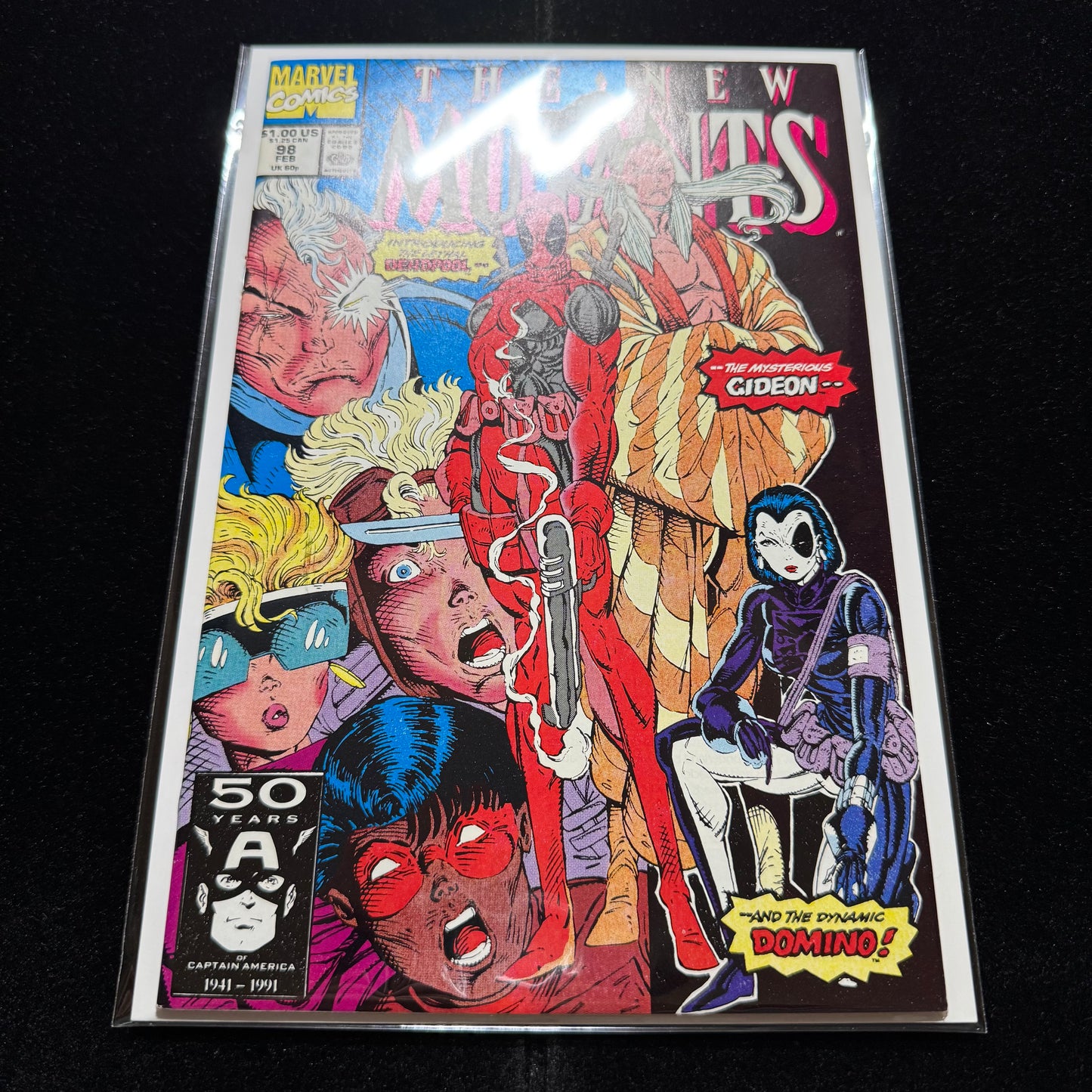 New Mutants 98 - 1st Appearance Of Deadpool - Copper Age Marvel Comics 1991